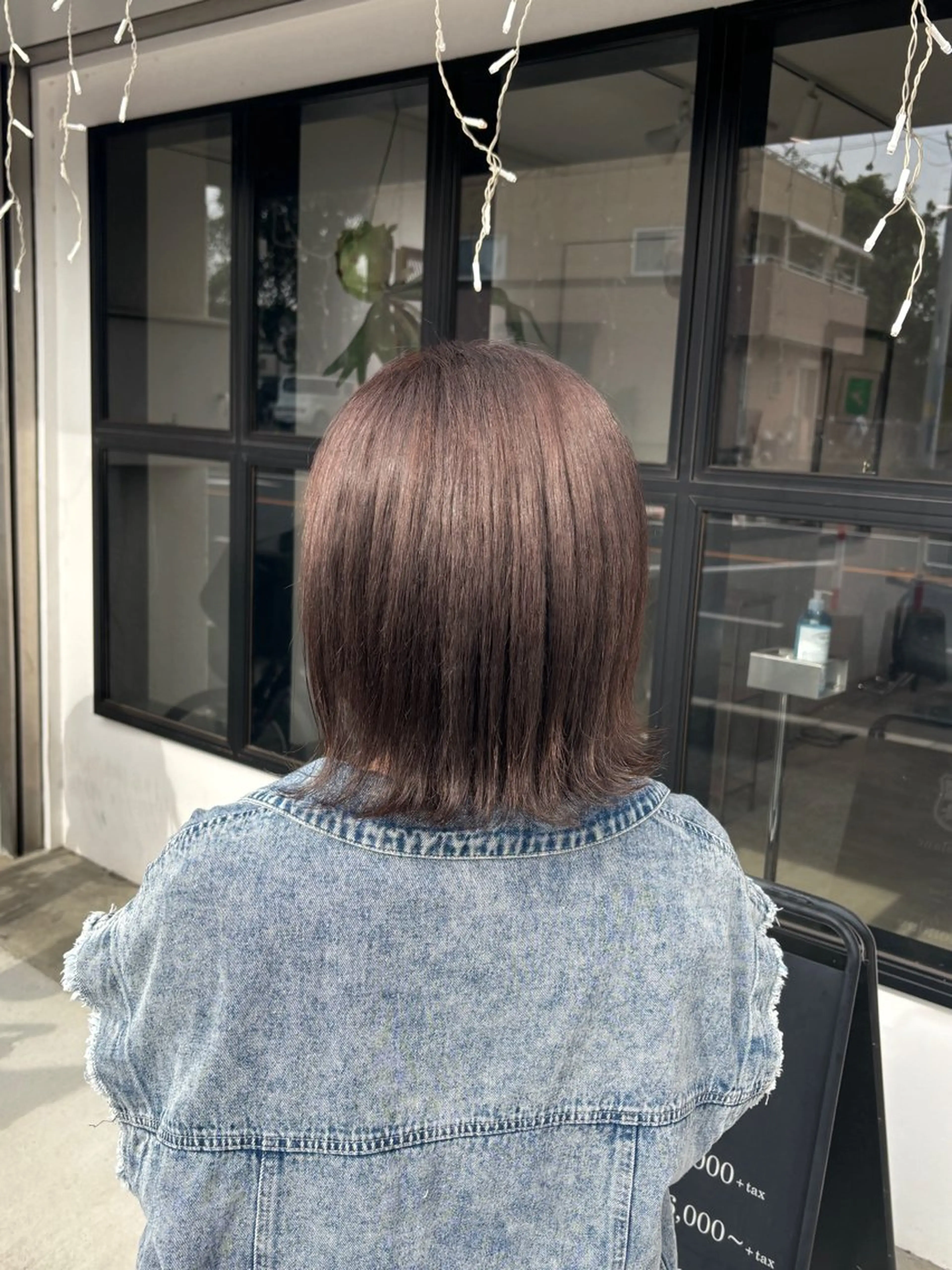 ショート カラー ブラウンカラー ボブ Lis blanc所属・はらだここか/メンズ カットモデル募集中のヘアスタイル