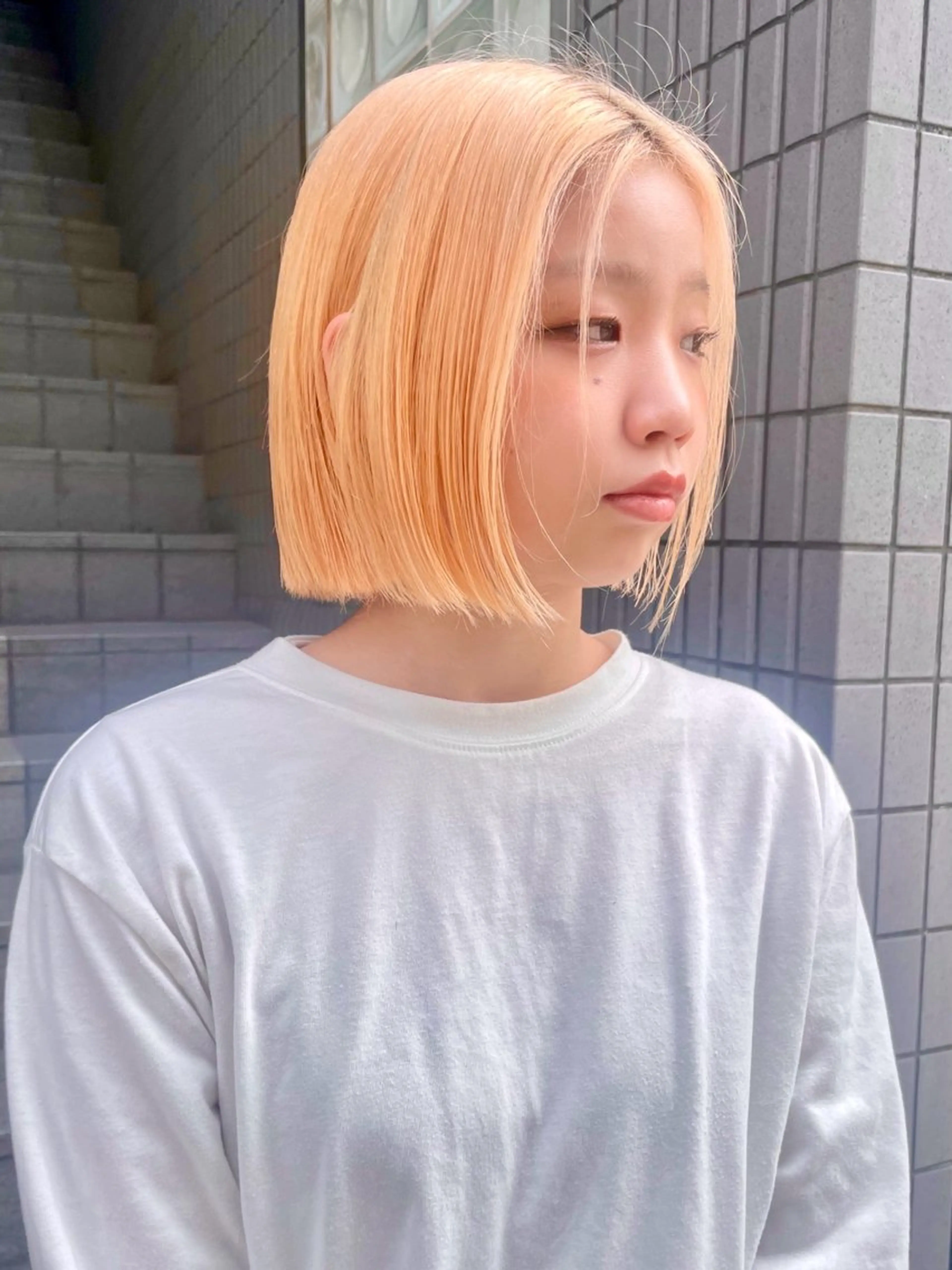 ミディアム カラー カット ヘアカラー トリートメント ショート/ボブ 🌟齋藤ほのかのヘアスタイル