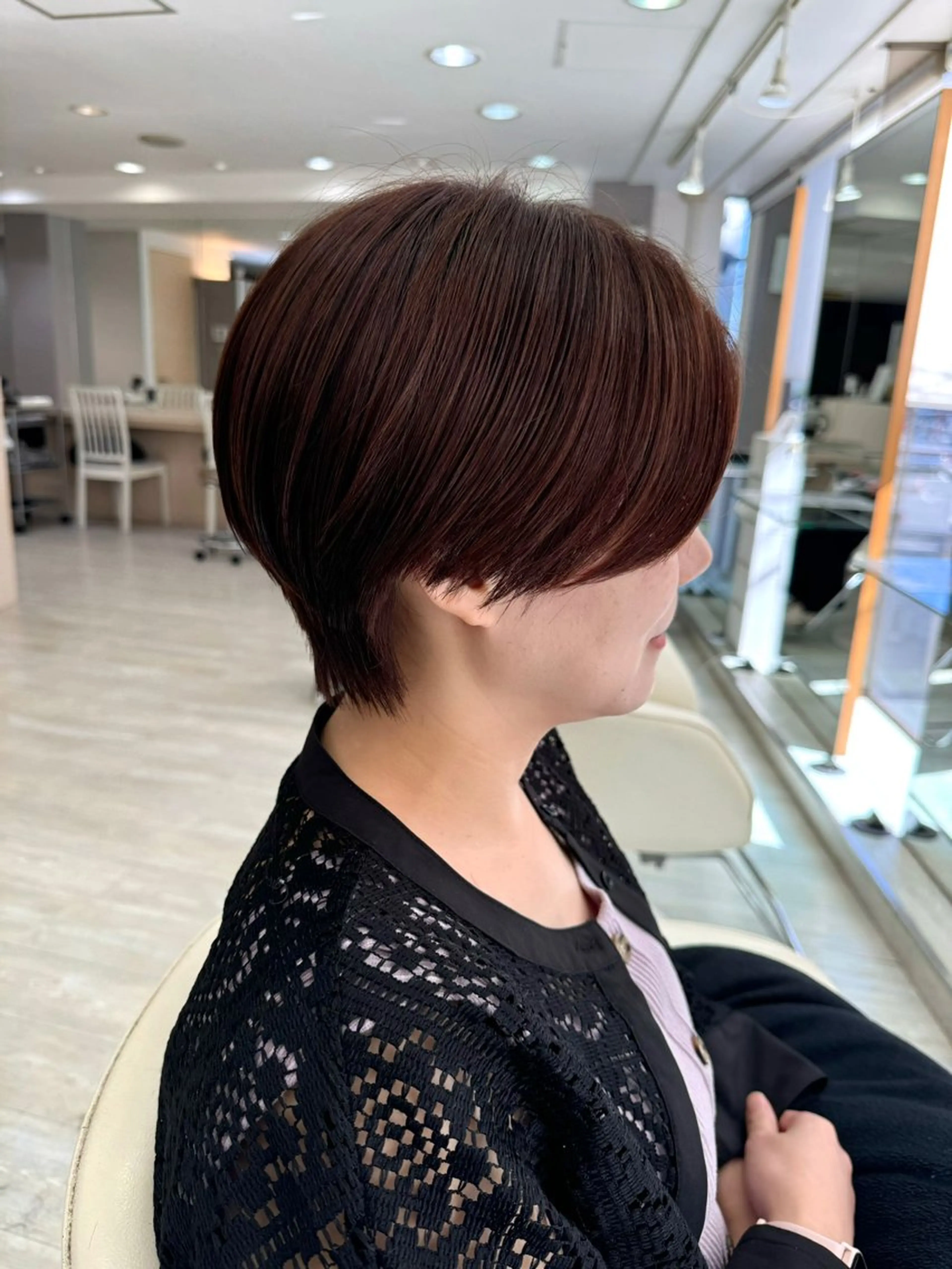 ショート カラー ハンサムショート ショートヘア カット ヘアカラー トリートメント チーフデザイナー 西川凌史のヘアスタイル