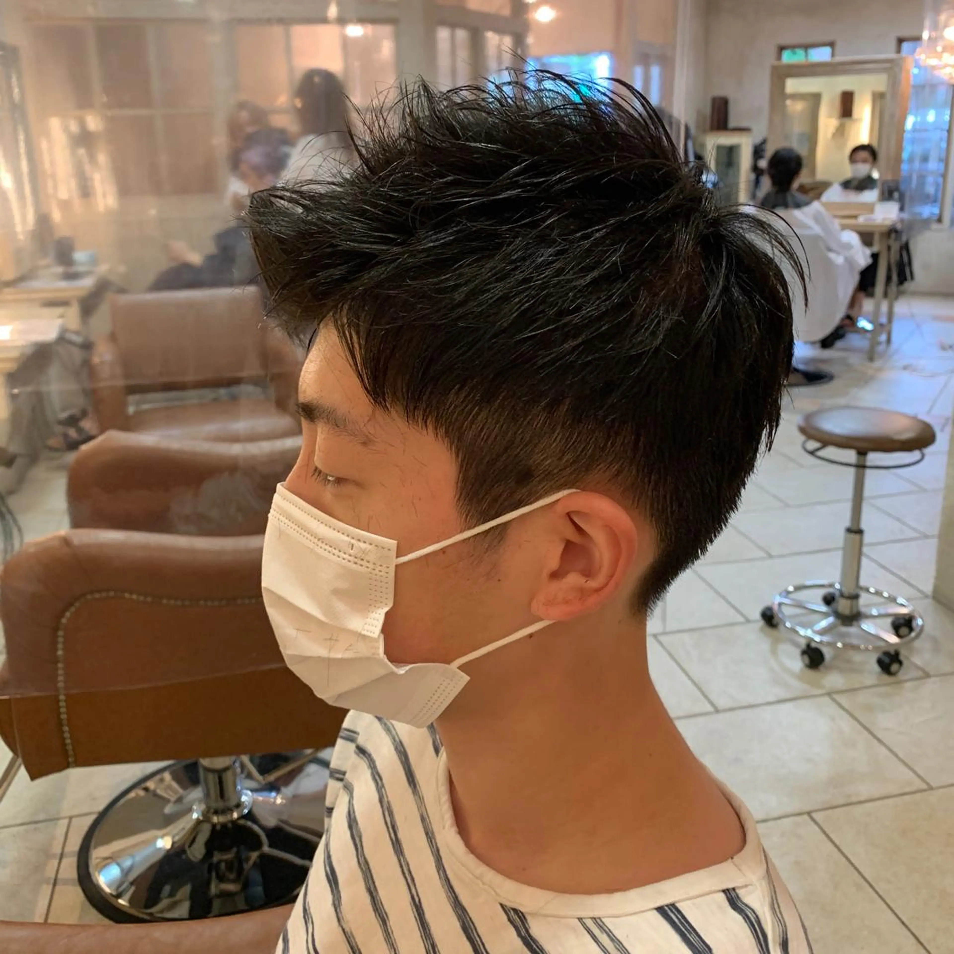 メンズ 刈り上げ 森 早希絵のヘアスタイル