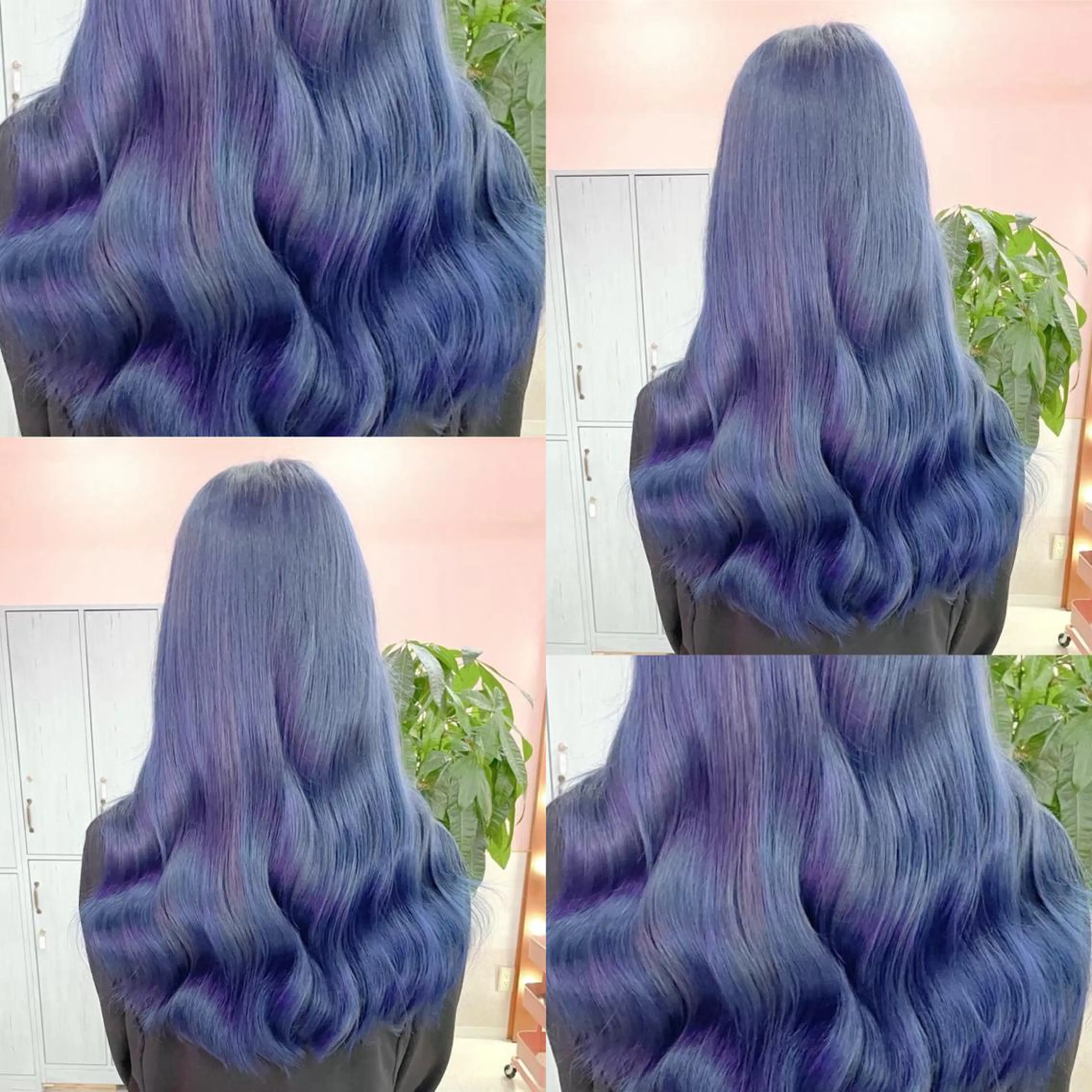 ロング カラー ヘアアレンジ 👑垢抜け韓国ヘア ハッシュカット唯澄のヘアスタイル