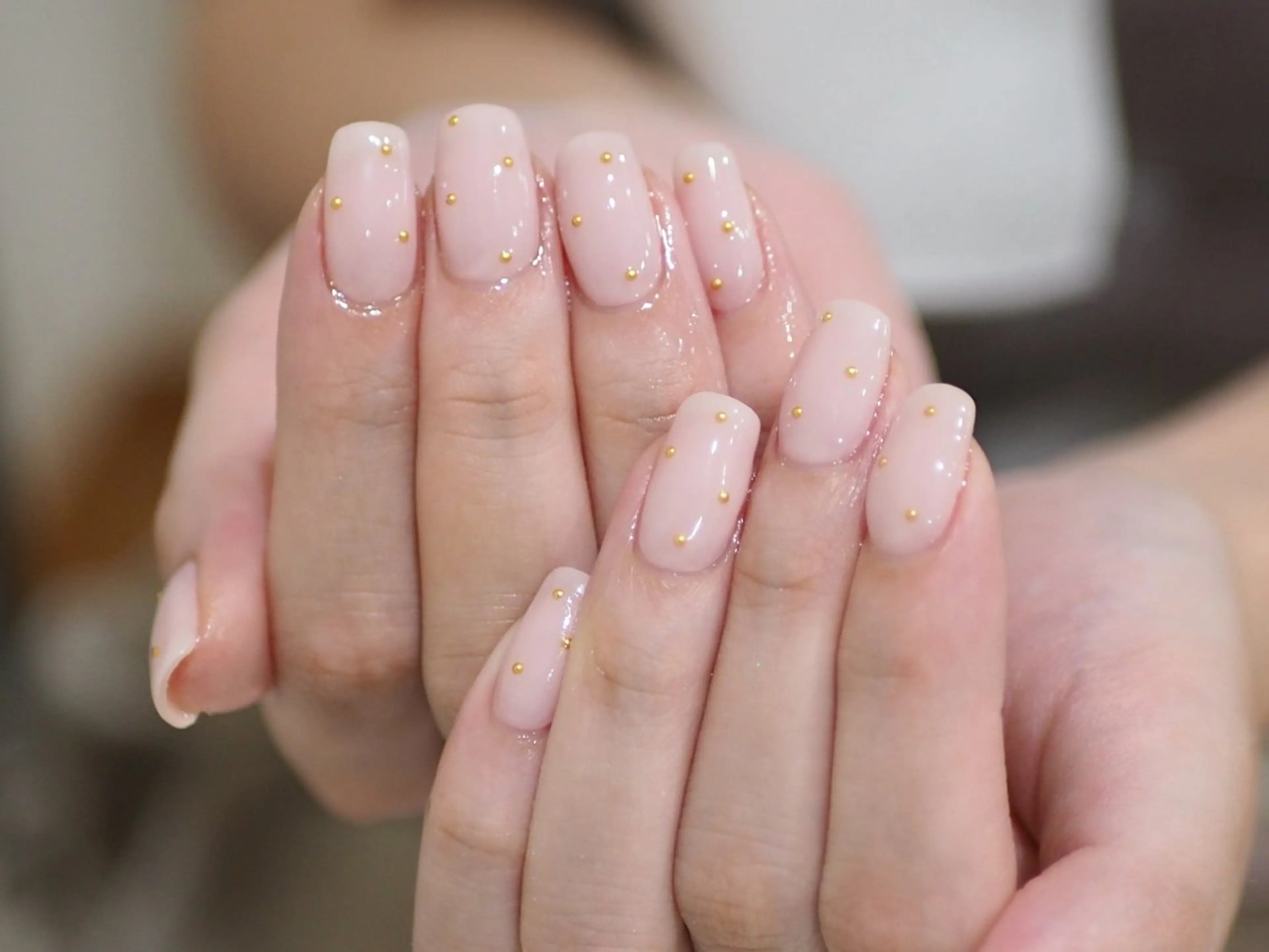 ネイル ジェルネイル ワンカラーネイル パラジェル シンプルネイル ハンドネイル tete nailstudioのネイルデザイン