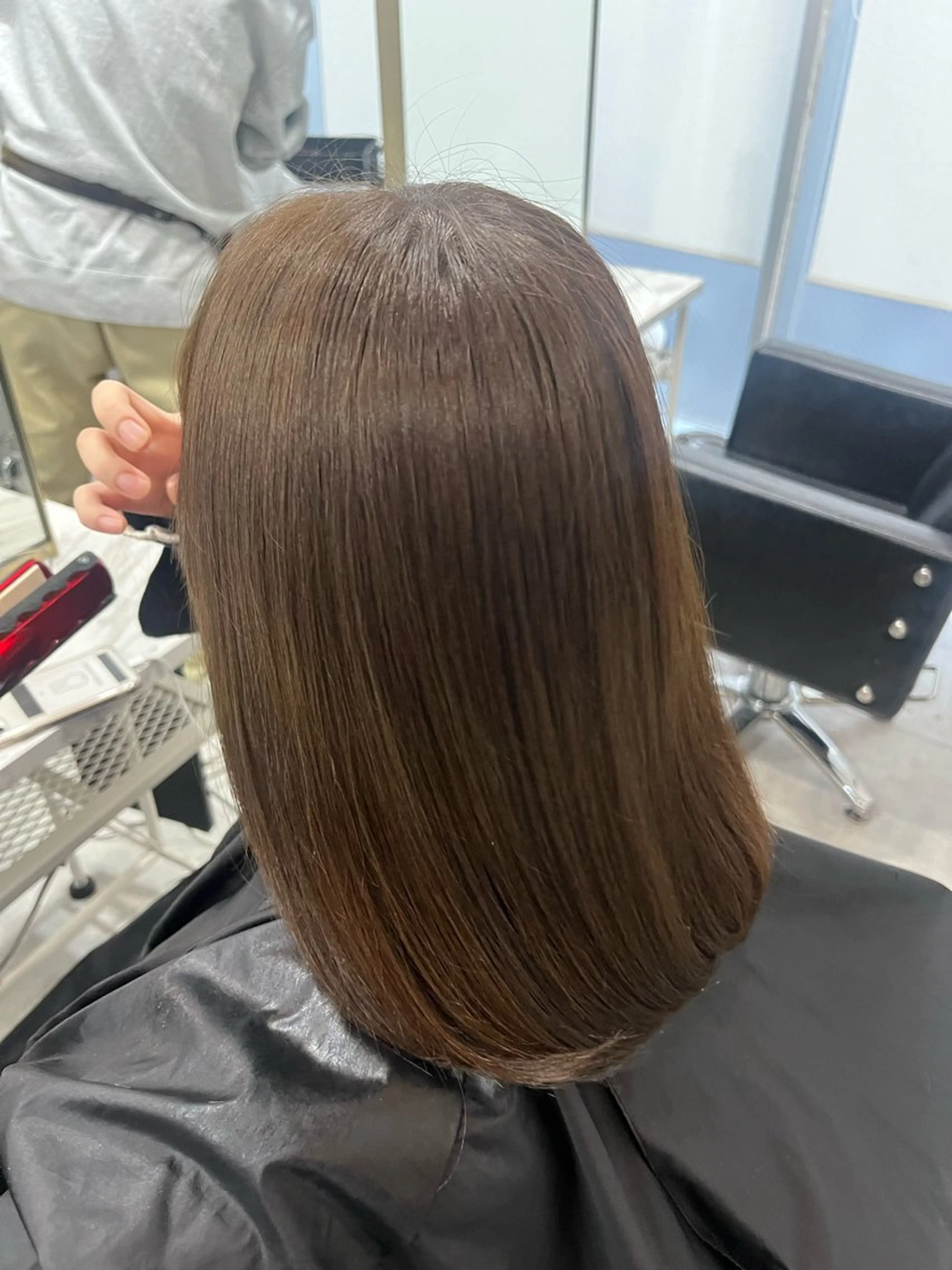 ミディアム カラー カット ヘアカラー トリートメント ヘアセット 🎀透明感 カラー🎀ミズキのヘアスタイル