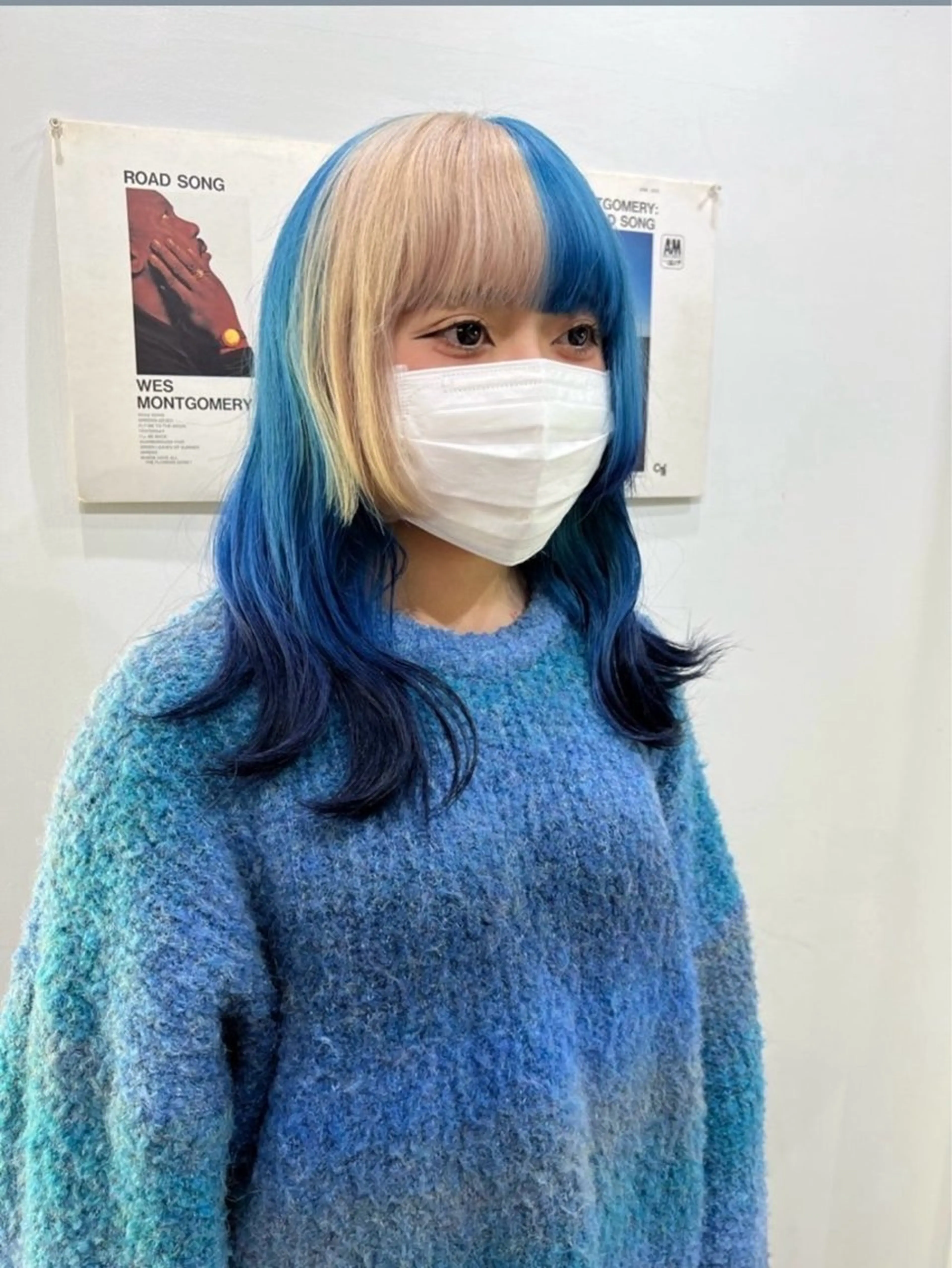 ロング カラー ロング ハイトーン×デザイン 🪽🫧HIKARIのヘアスタイル