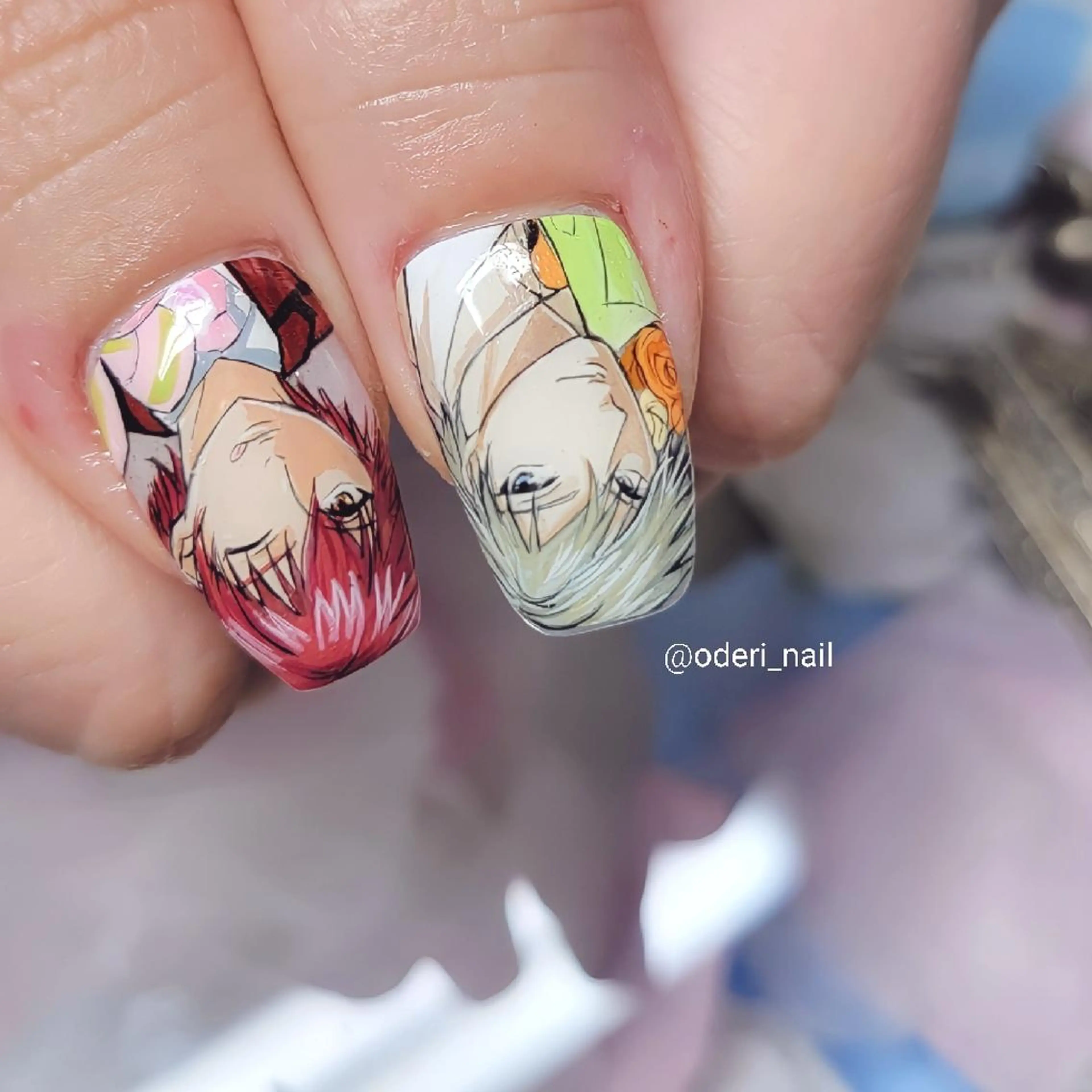 ネイル アートネイル ジェルネイル おで@ oderi_nailのネイルデザイン