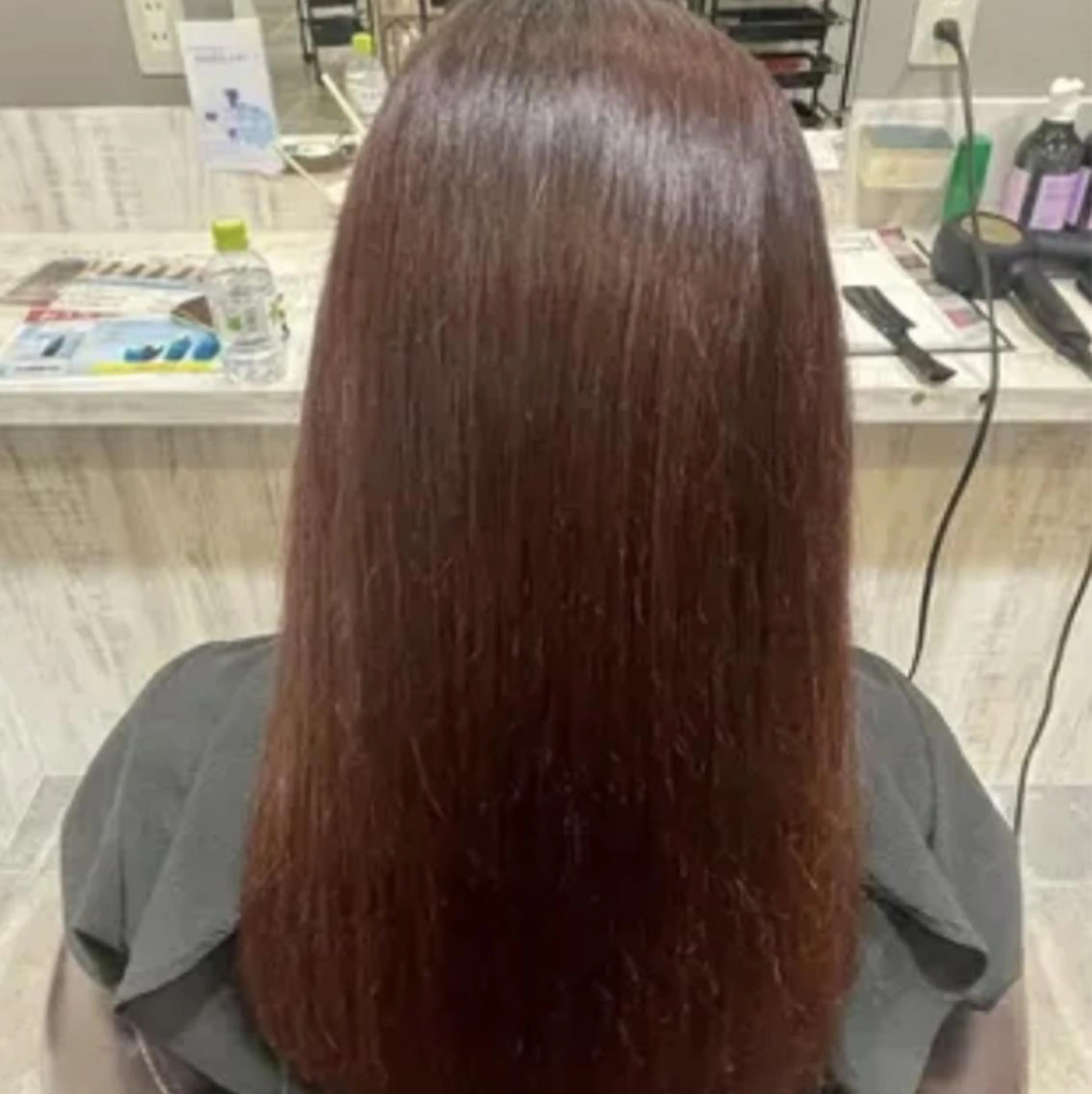 ロング カラー ゆい 縮毛矯正/髪質改善のヘアスタイル