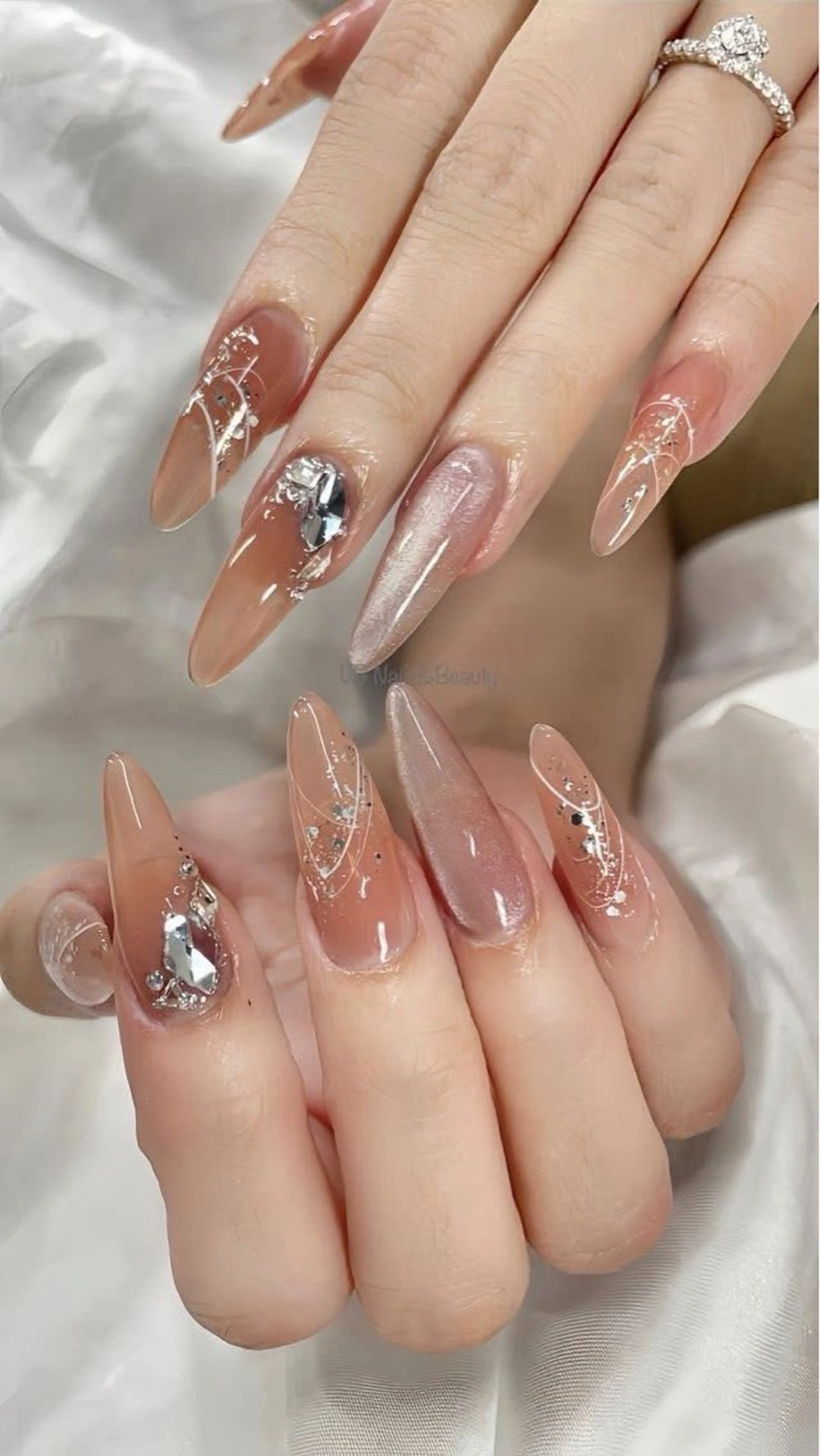 ネイル チークネイル フットネイル フレンチネイル グラデーション 韓国ネイル Yuki nail staffのネイルデザイン