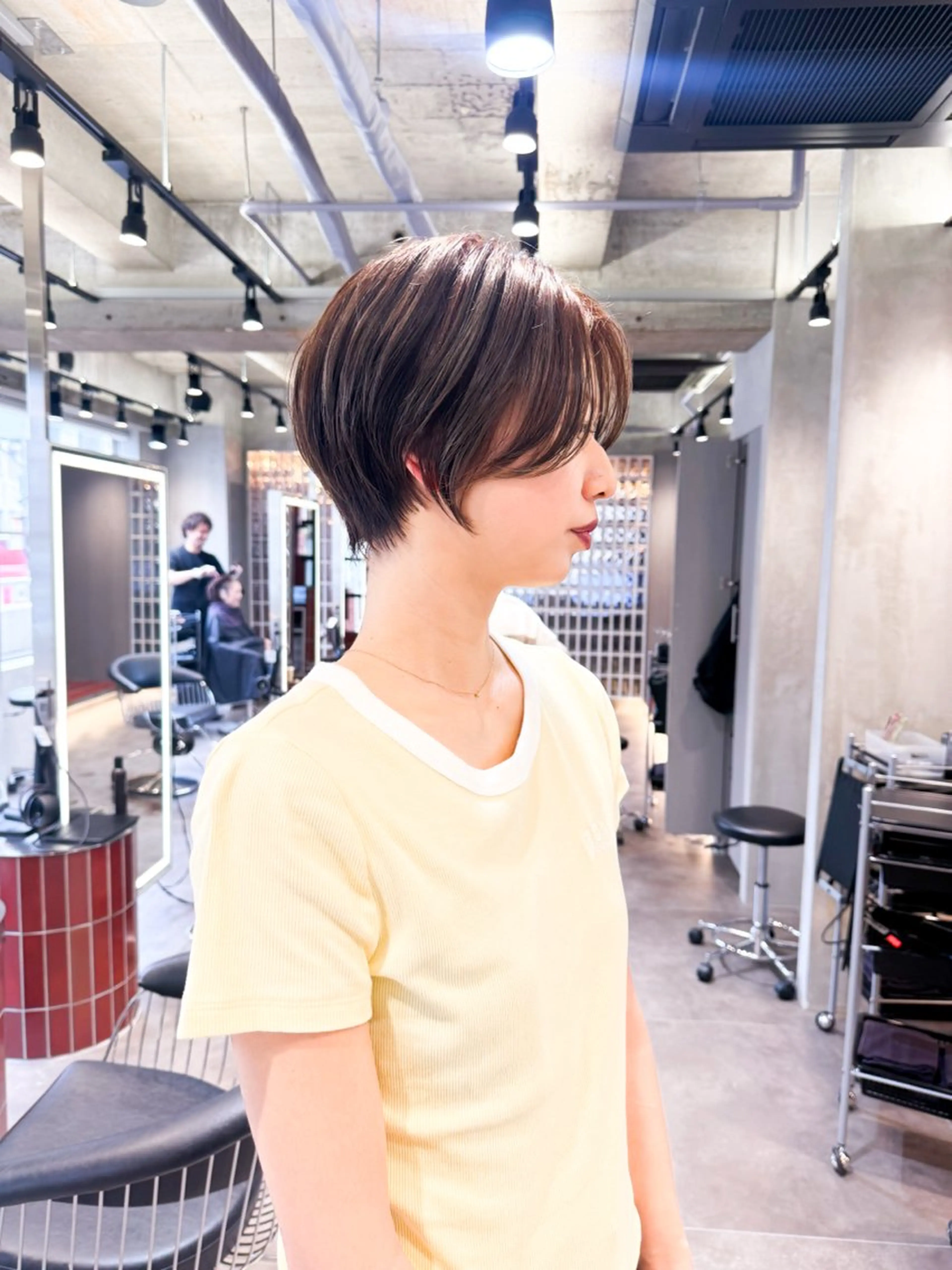 ショート カット ヘアカラー トリートメント ヘアセット 360°キレイな ショートカットのヘアスタイル