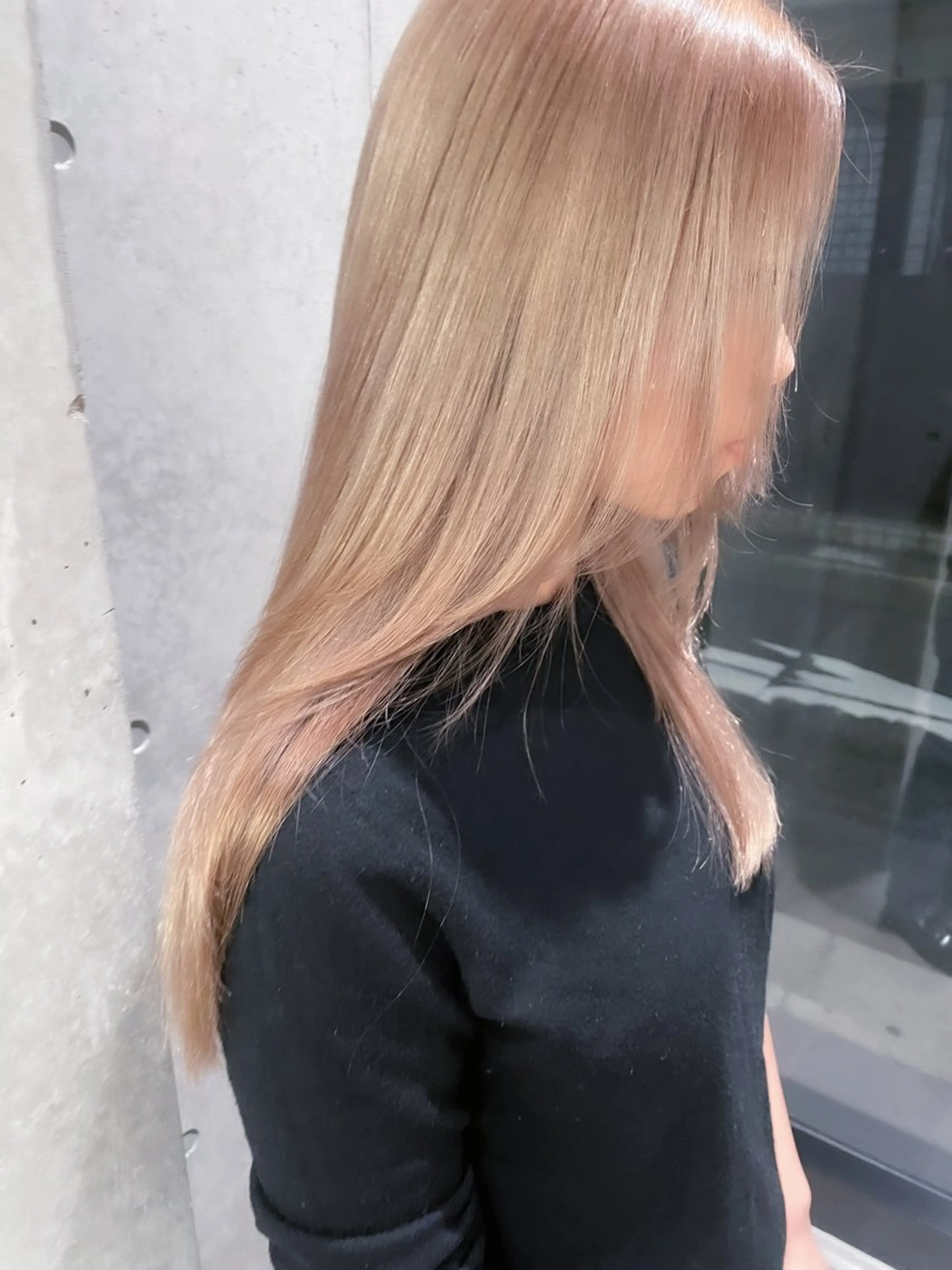 ミディアム カラー ヘアアレンジ ミニボブ/ブリーチ 🌈MISATOのヘアスタイル