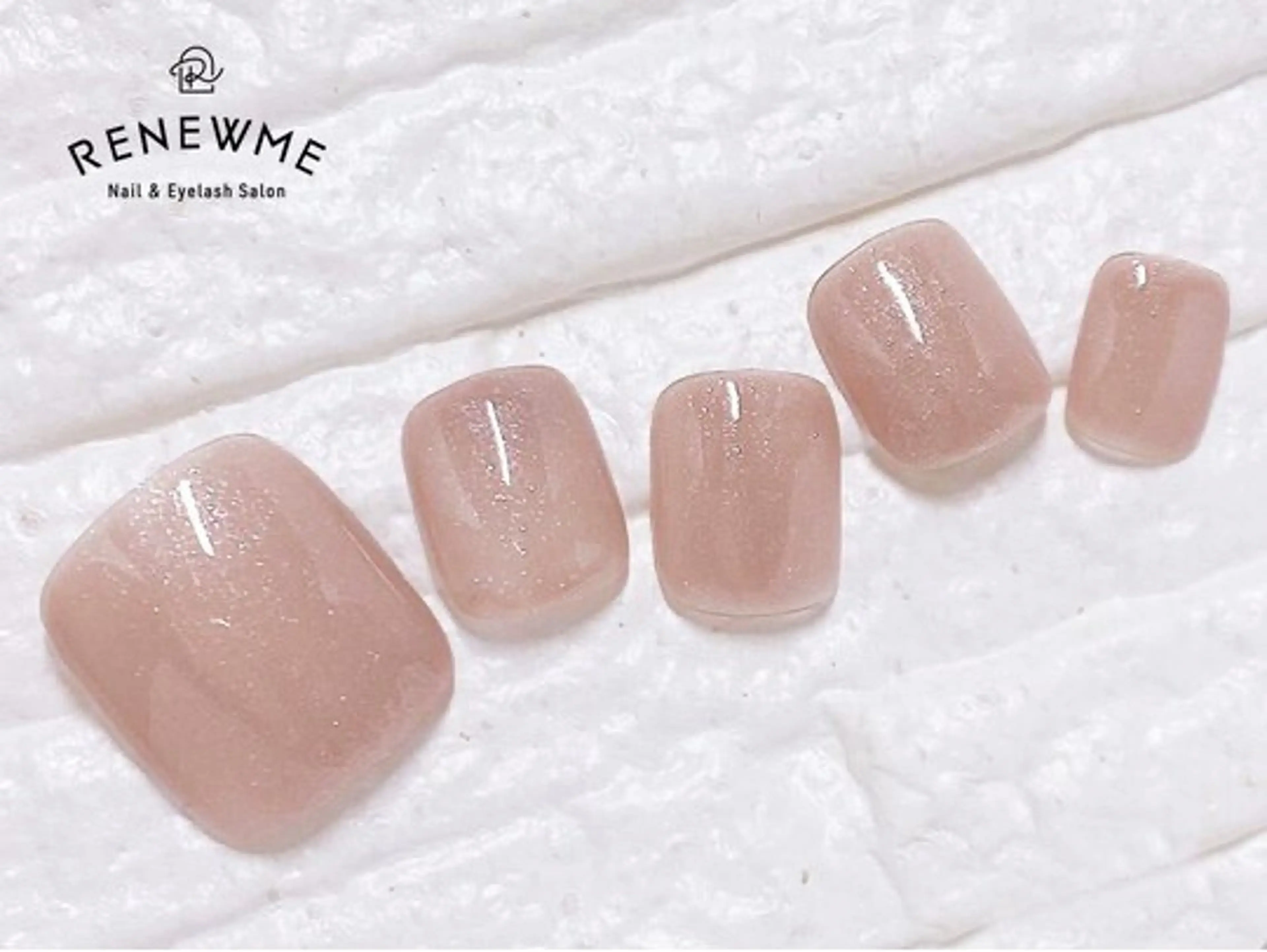 フットネイル💅　ワンカラーorマグネット　オフなしの方🙏の写真