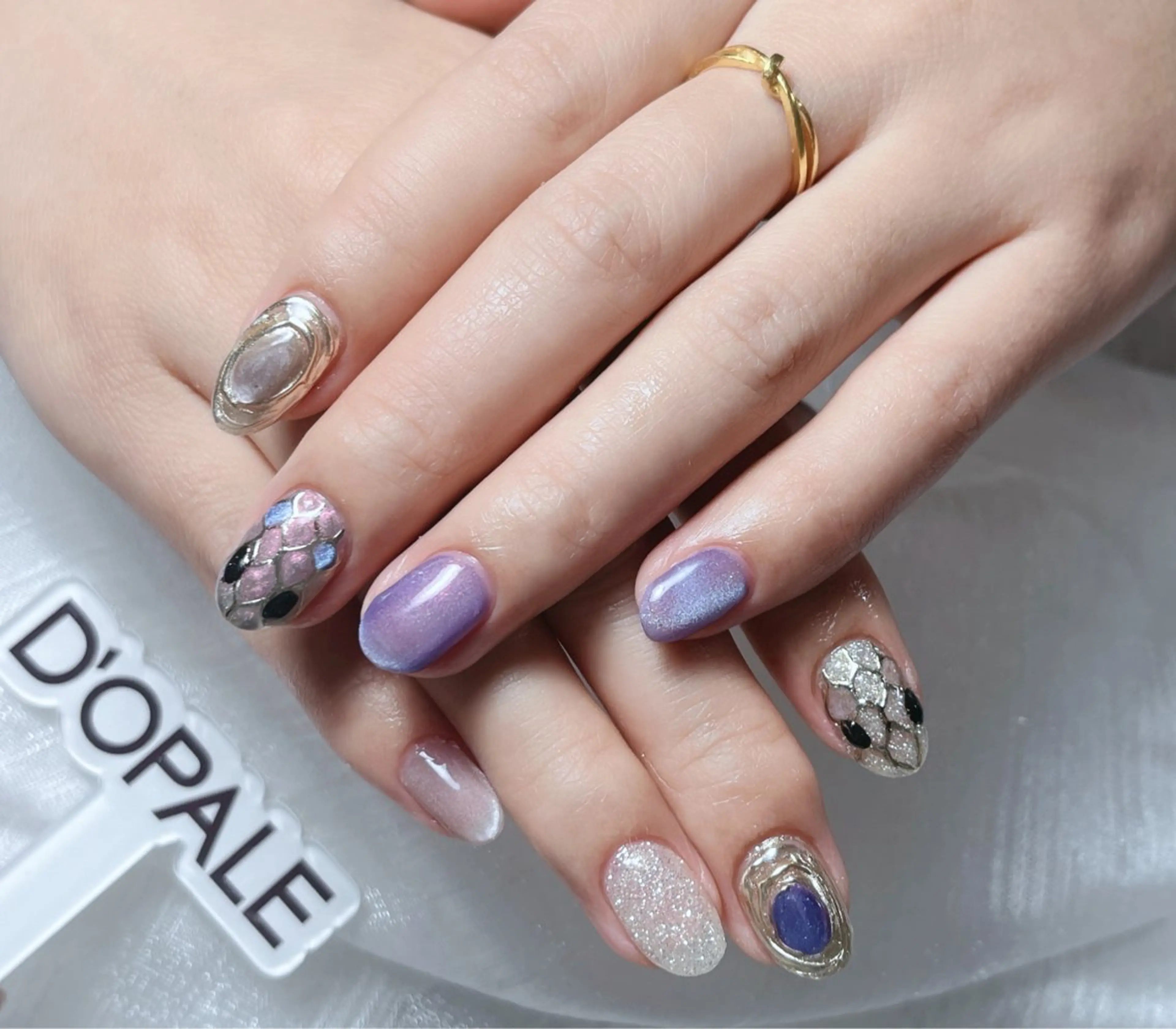 ネイル D‘OPALE所属・DOPALE、もも 彦奇のネイルデザイン