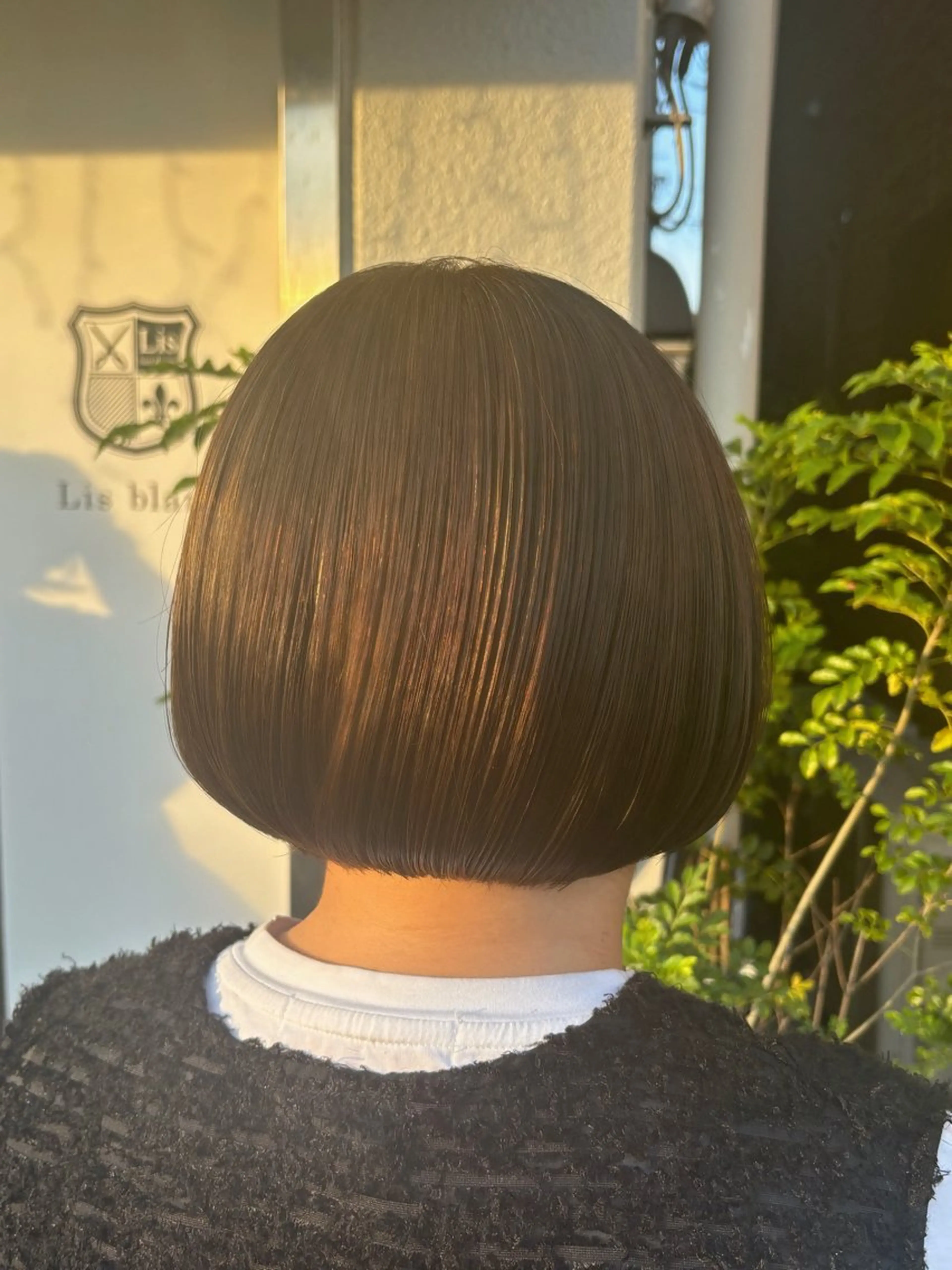 カラー ボブ Lis blanc所属・はらだここか/メンズ カットモデル募集中のヘアスタイル