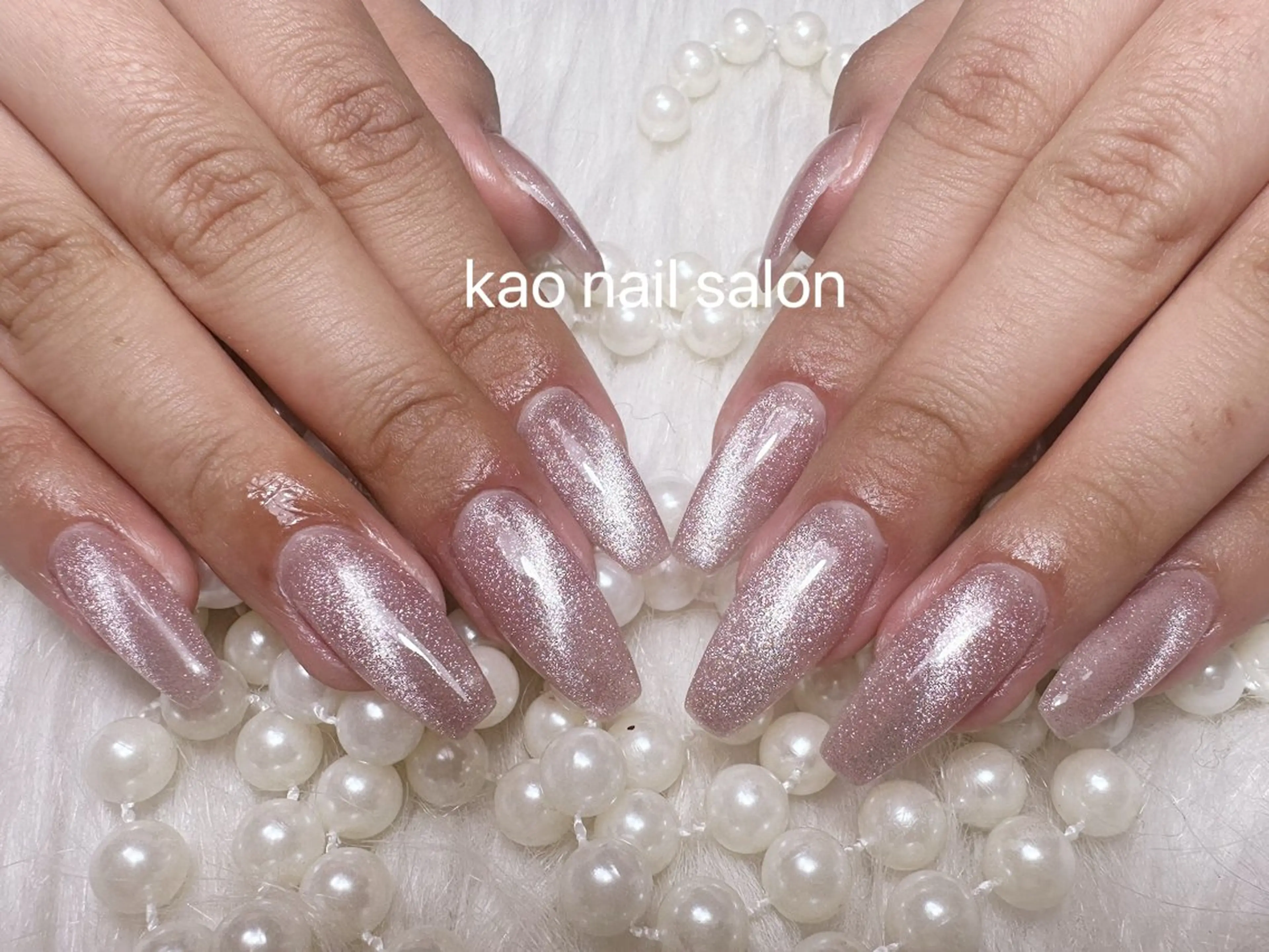 ネイル ハンドネイル kao nail マグネット/長さだしのネイルデザイン