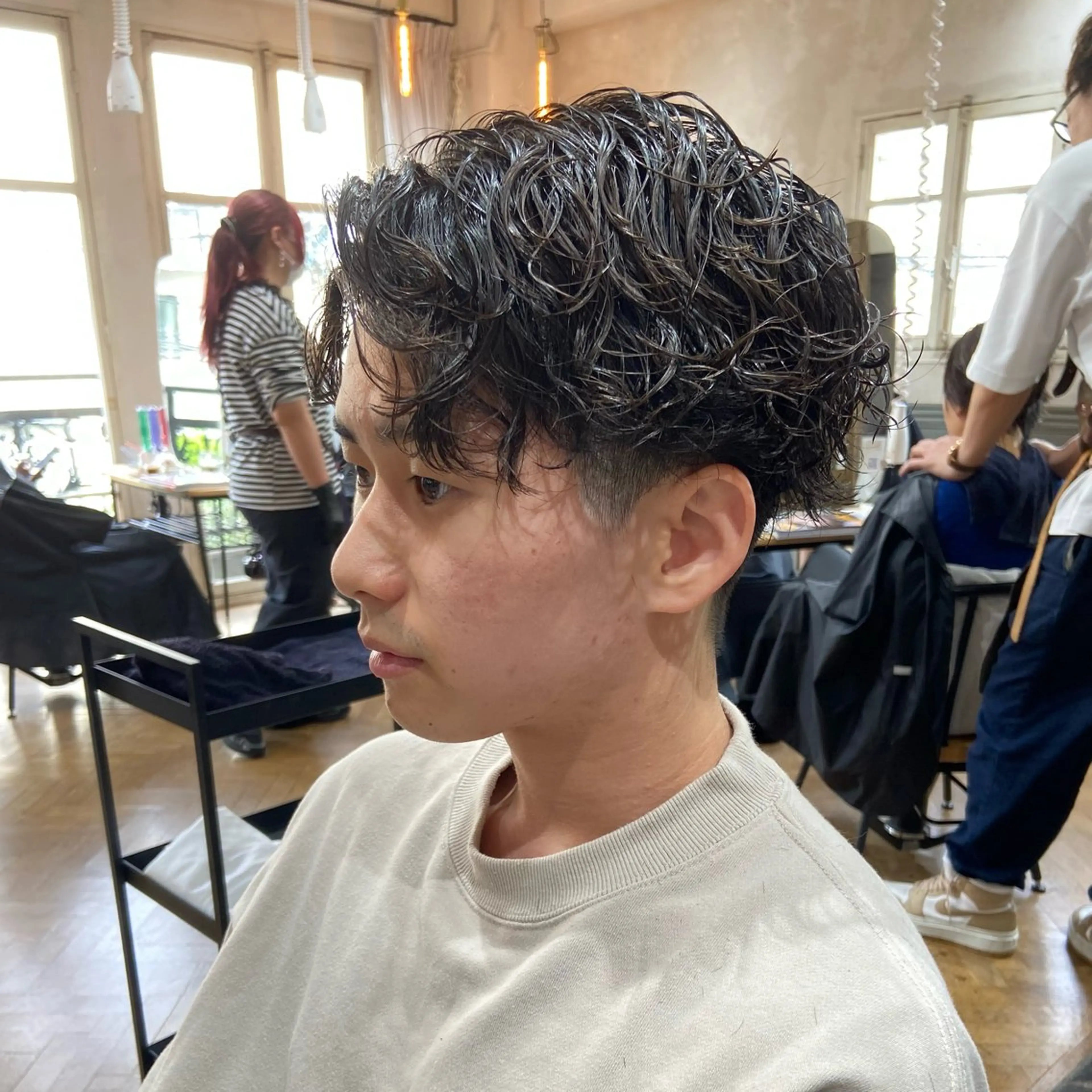 パーマ メンズ メンズパーマ /髪質改善/はるたのヘアスタイル