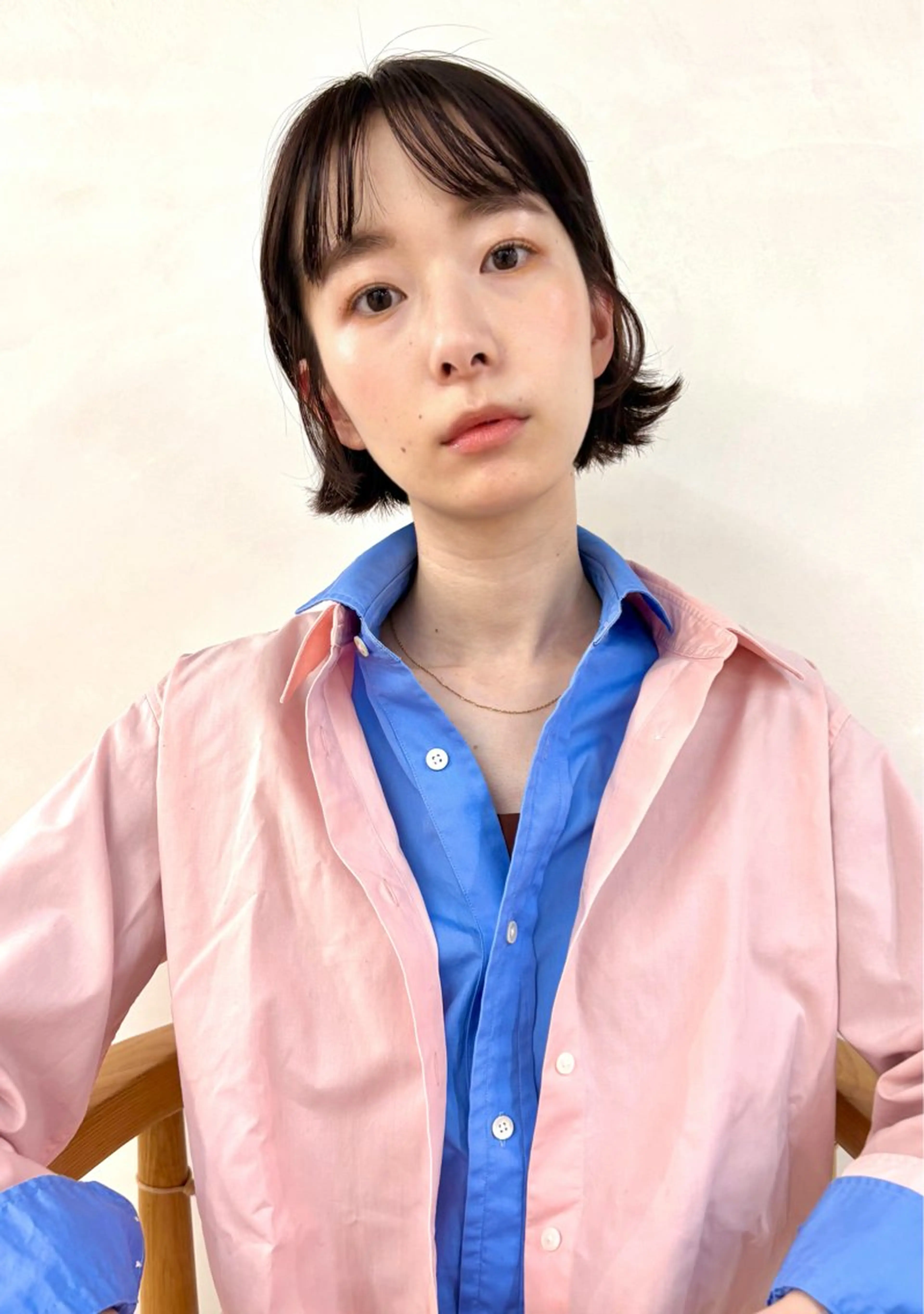 ミディアム カラー カット ヘアカラー トリートメント fit/ madokaのヘアスタイル