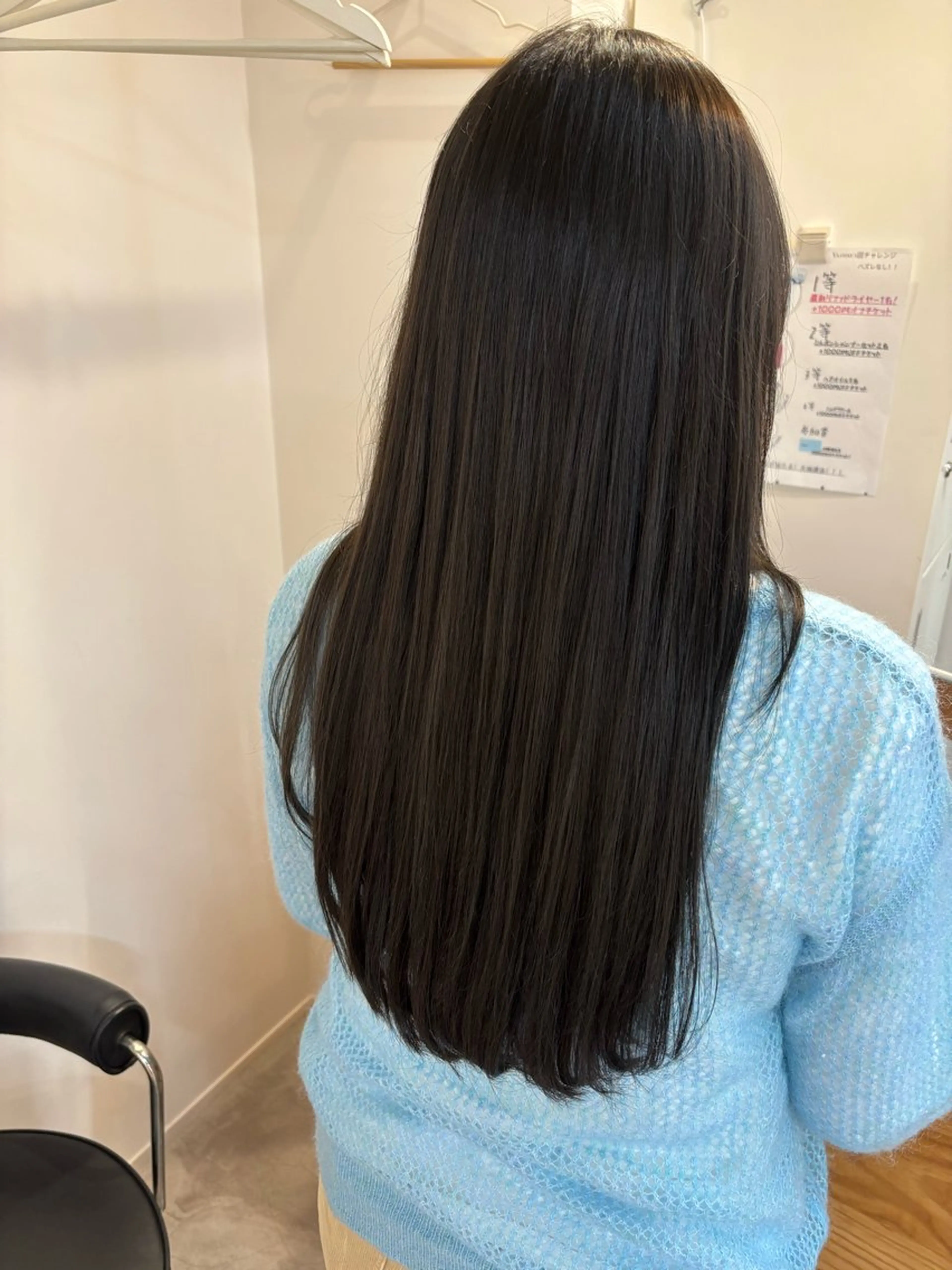 ロング カラー アッシュ 透明感カラー オリーブアッシュ ヘアカラー ネモト ユイ / fit standのヘアスタイル