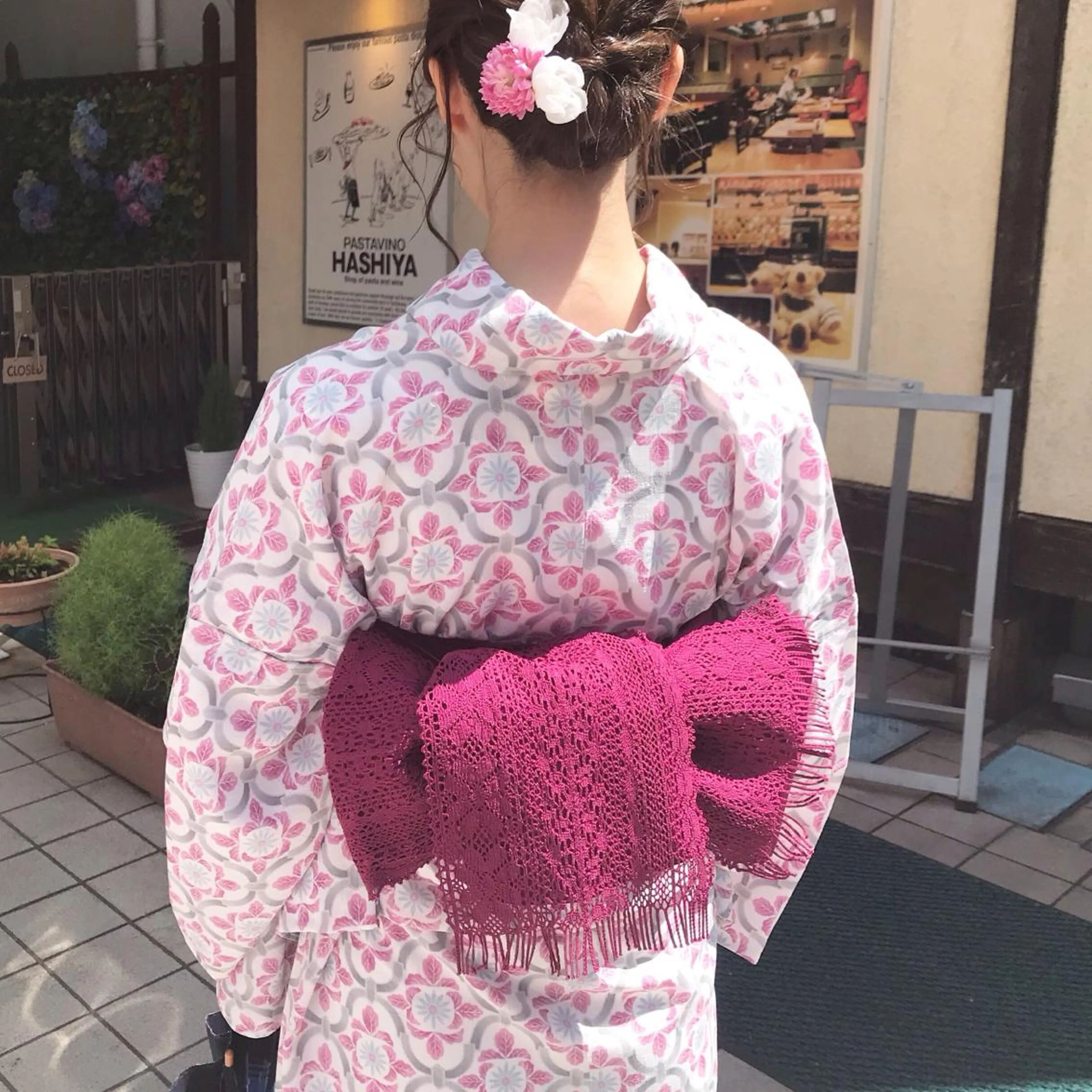 ヘアアレンジ 浴衣 着付け 似合わせ提案サラ艶♡ 彩華のヘアスタイル