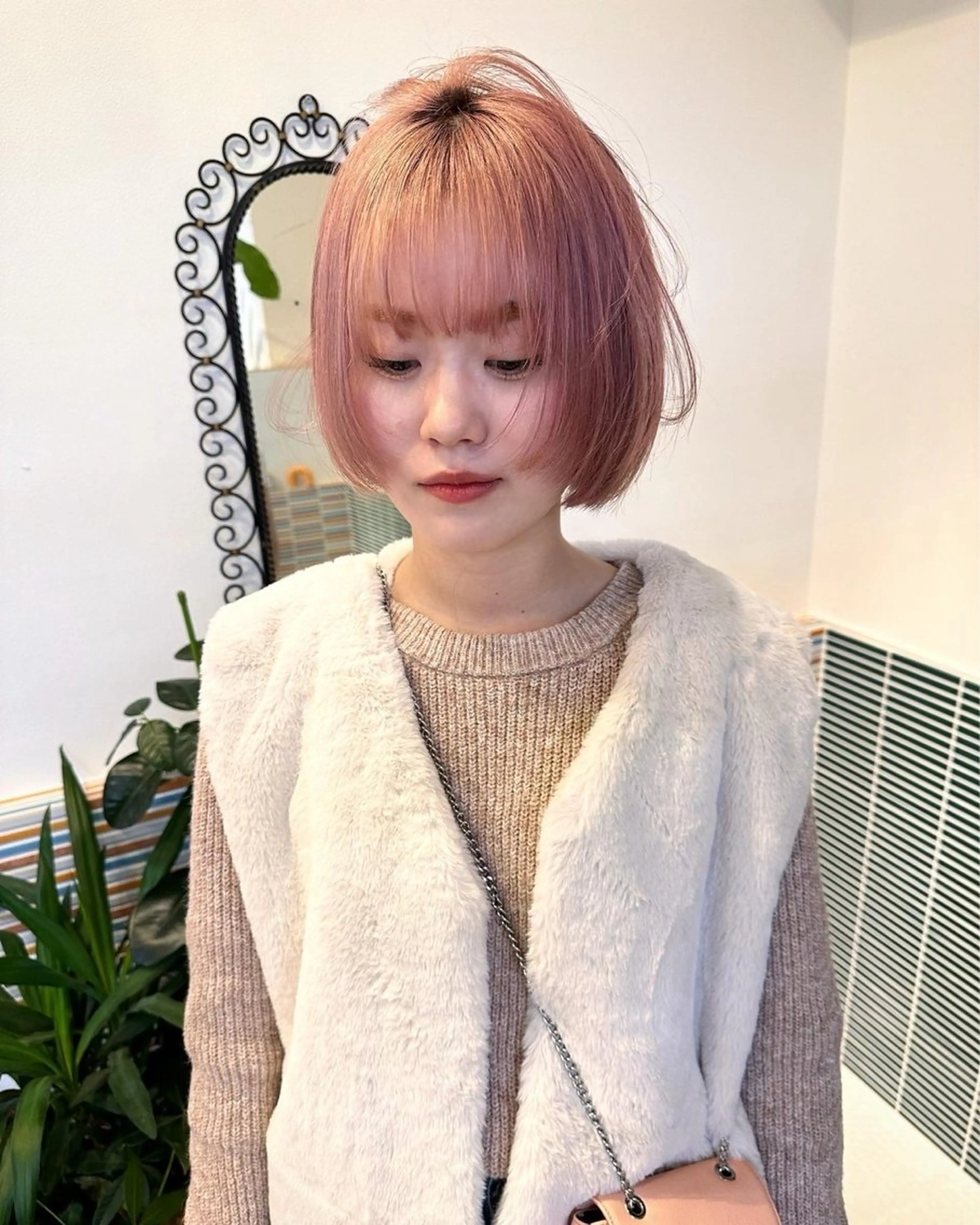 🩰【エフェクトブリーチ】+【ケアカラー】+【4ステップトリートメント】💫ダメージ95%cut!💫の写真