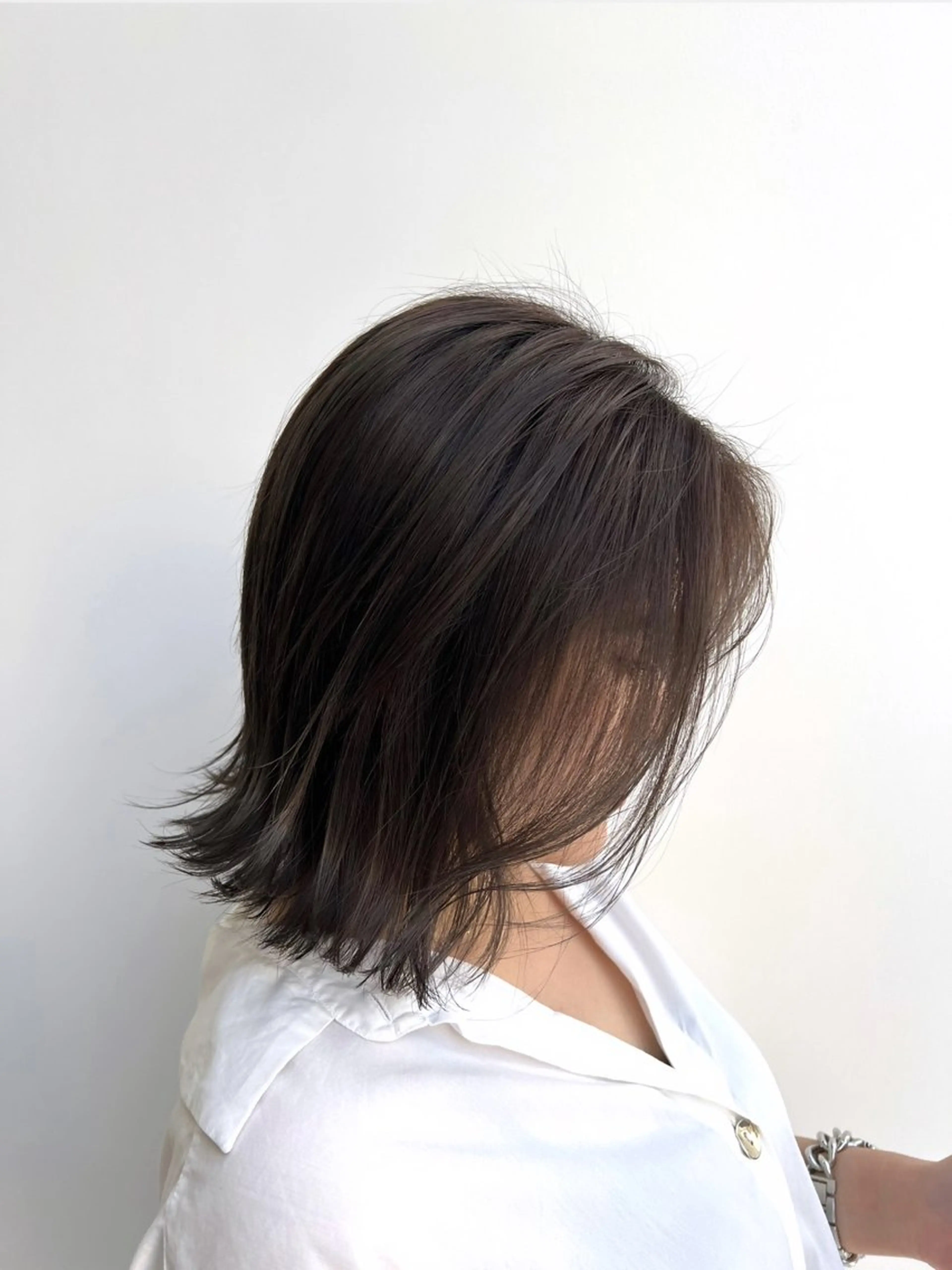 ミディアム カラー ヘアアレンジ ヘアカラー トリートメント ✨艶髪✨ 吉田誠のヘアスタイル