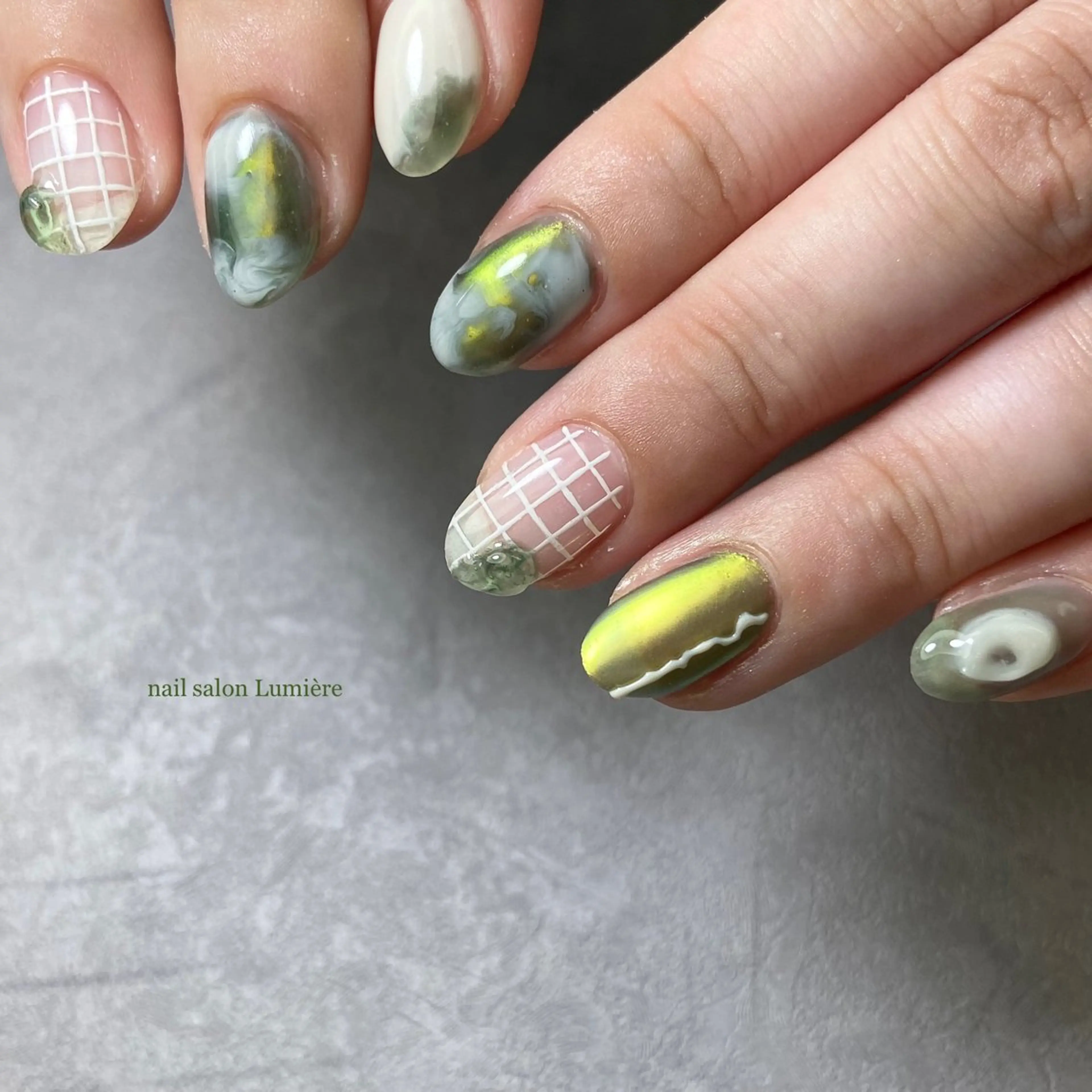 ネイル ハンドネイル nail salon Lumièreのネイルデザイン