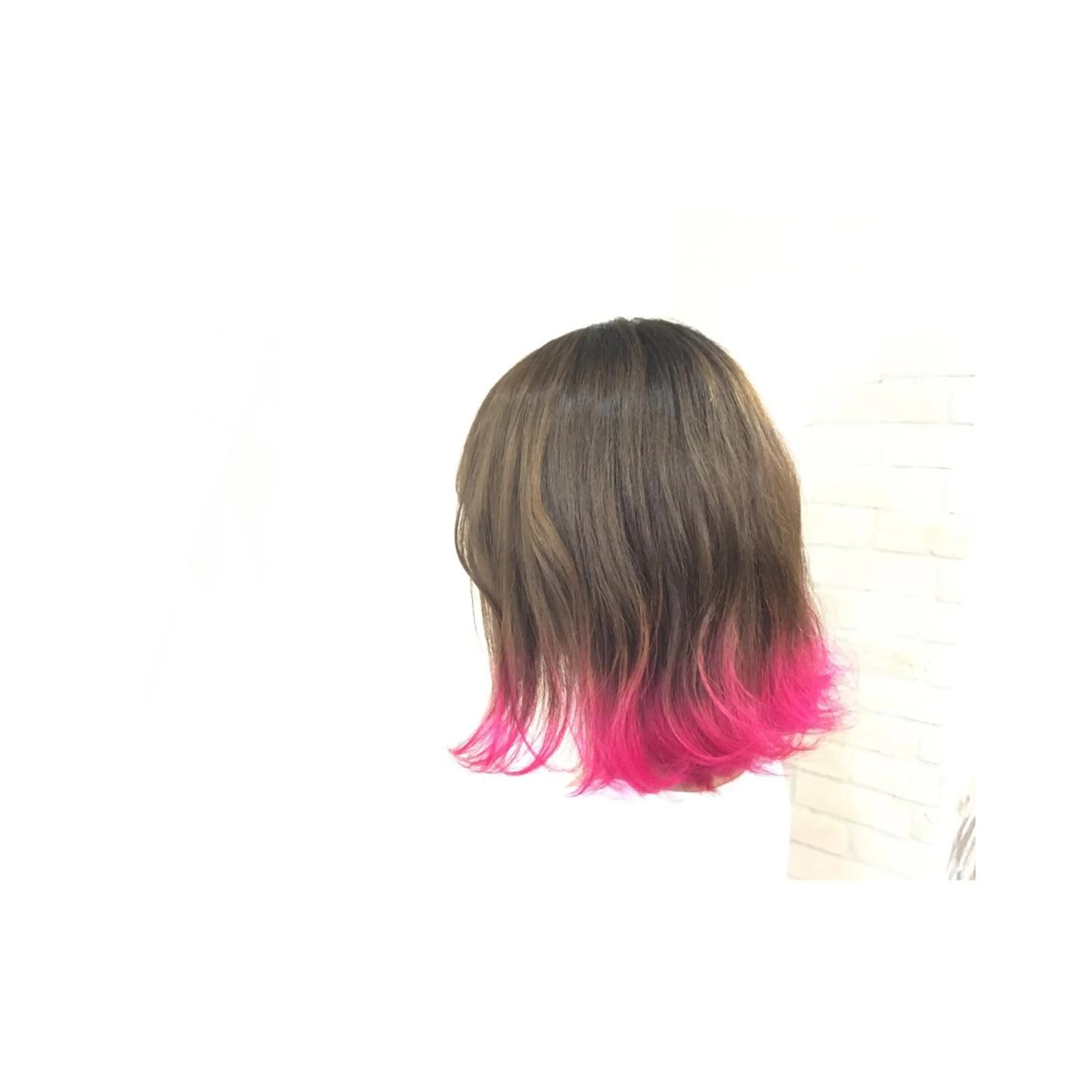ミディアム カラー グラデーションカラー ヘアカラー トリートメント 💓シールエクステ ルミエールのヘアスタイル