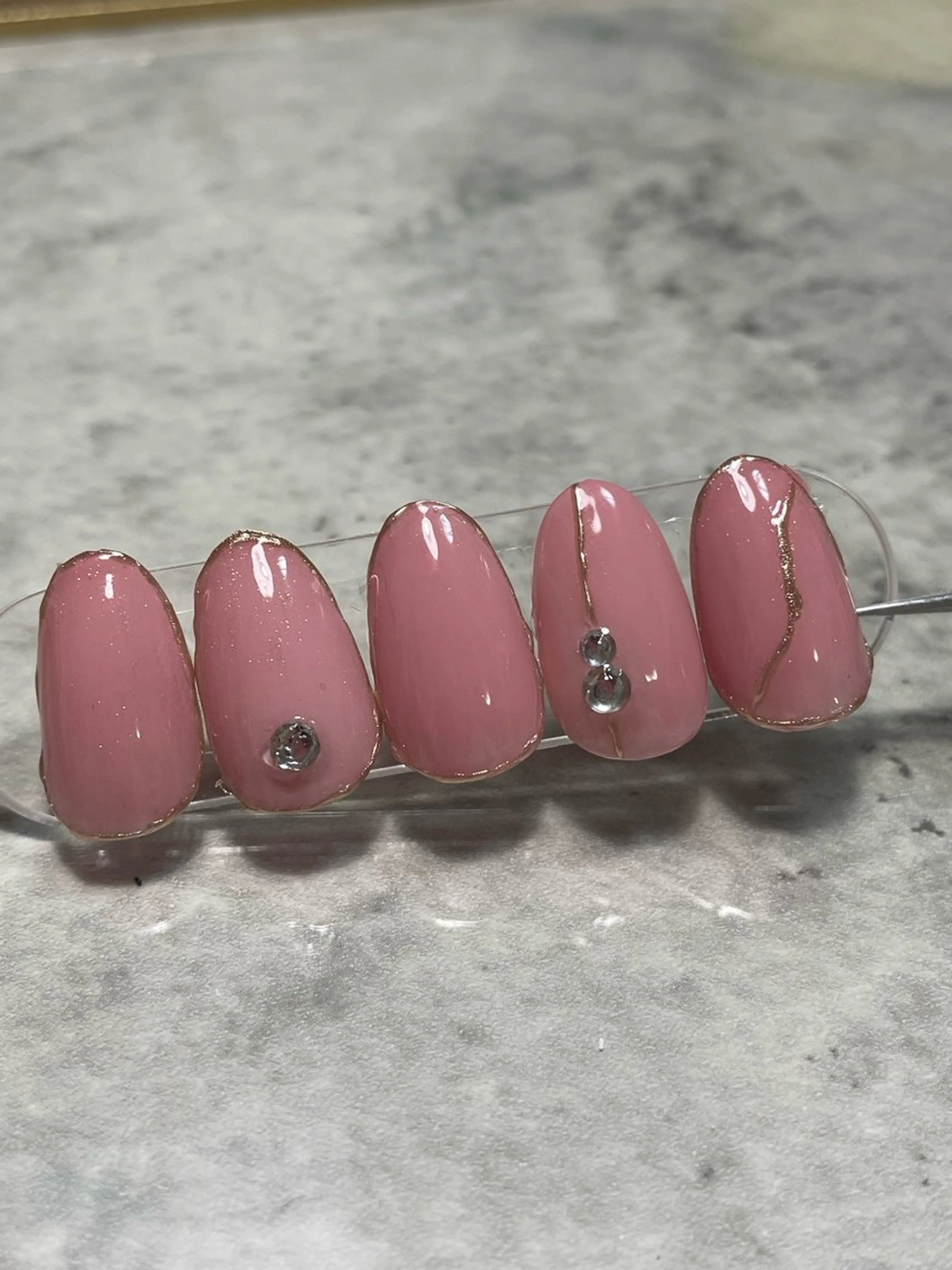 ネイル アートネイル ピンク 春ネイル 【大阪住吉】ぽんた ネイル（KAZU）のネイルデザイン