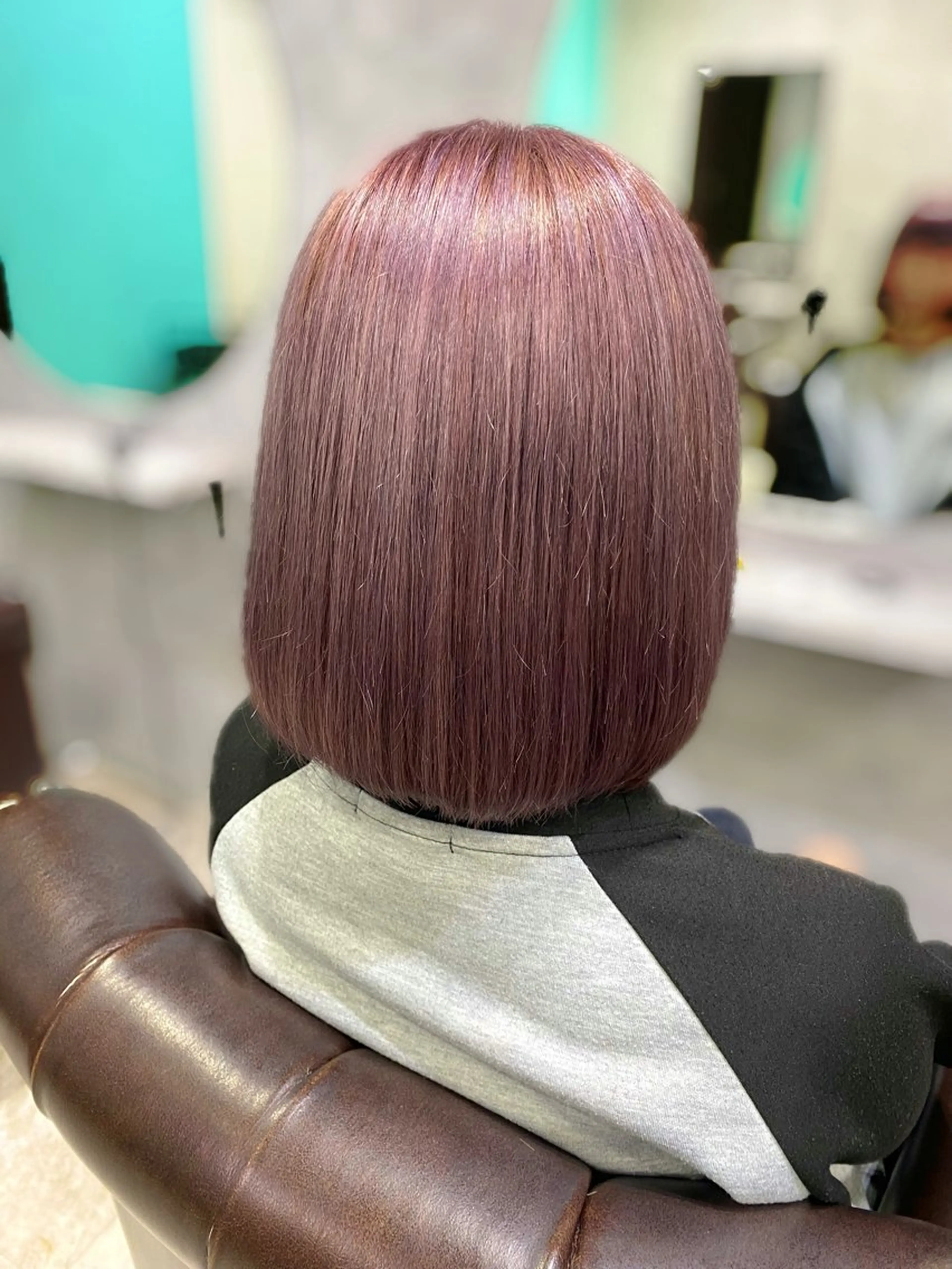 ミディアム カラー GLADGE池袋所属・レイヤーカット ショート/宮本洋介のヘアスタイル