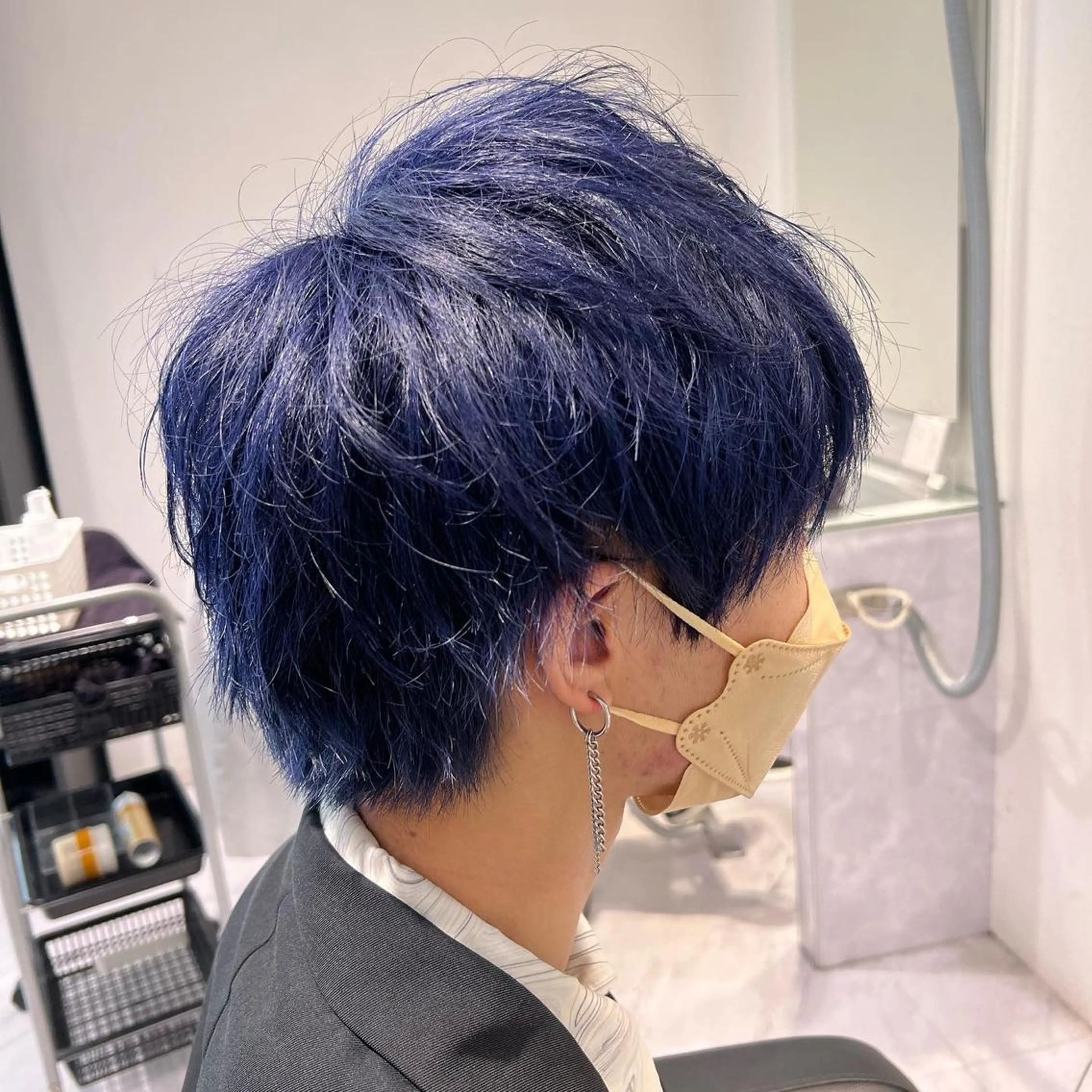 ショート カラー パーマ ヘアアレンジ メンズ 🔥札幌No.1🥇 パーマ特化美容師🔥のヘアスタイル