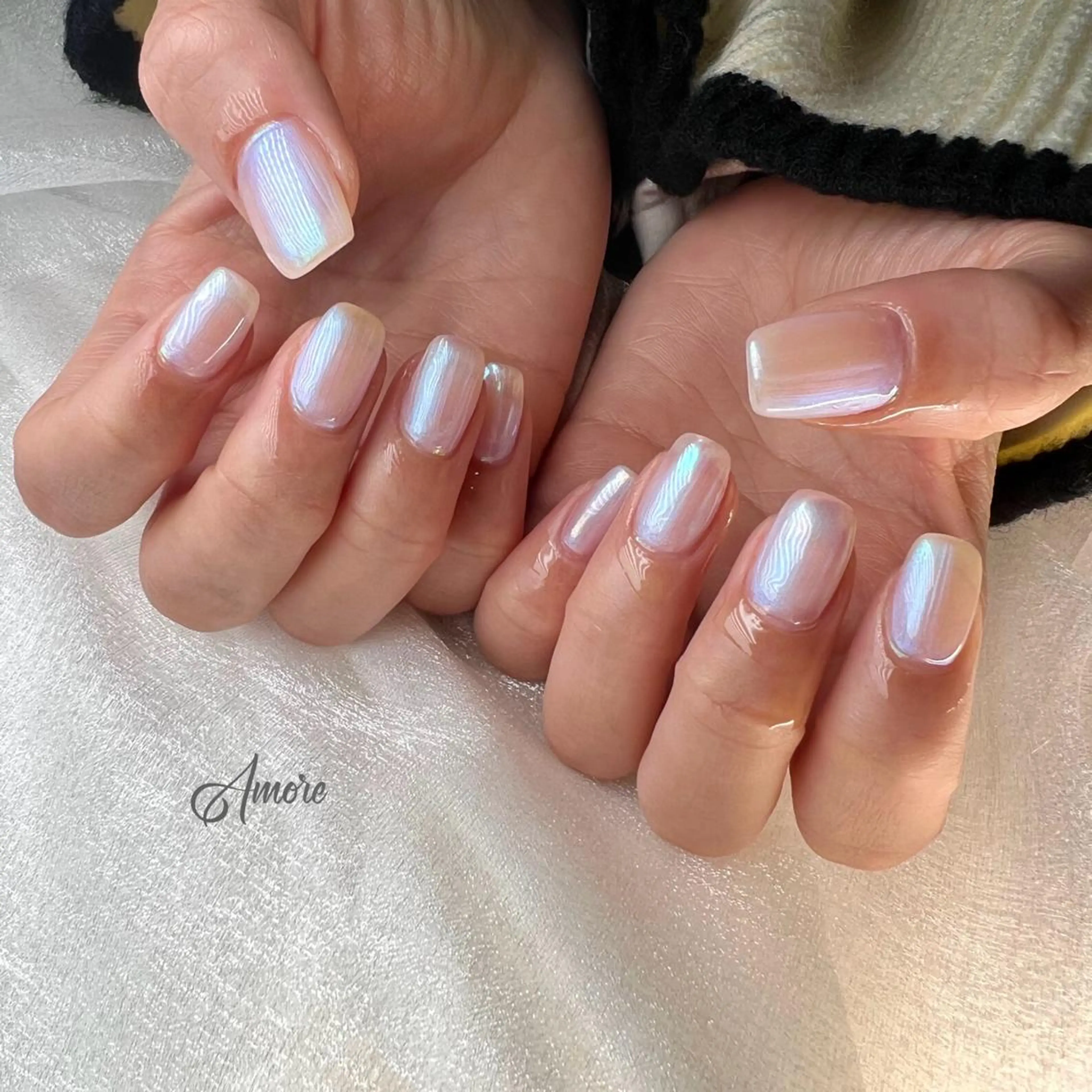 ネイル ジェルネイル 韓国ネイル ミラーネイル オフィスネイル パラジェル You kyehwaのネイルデザイン