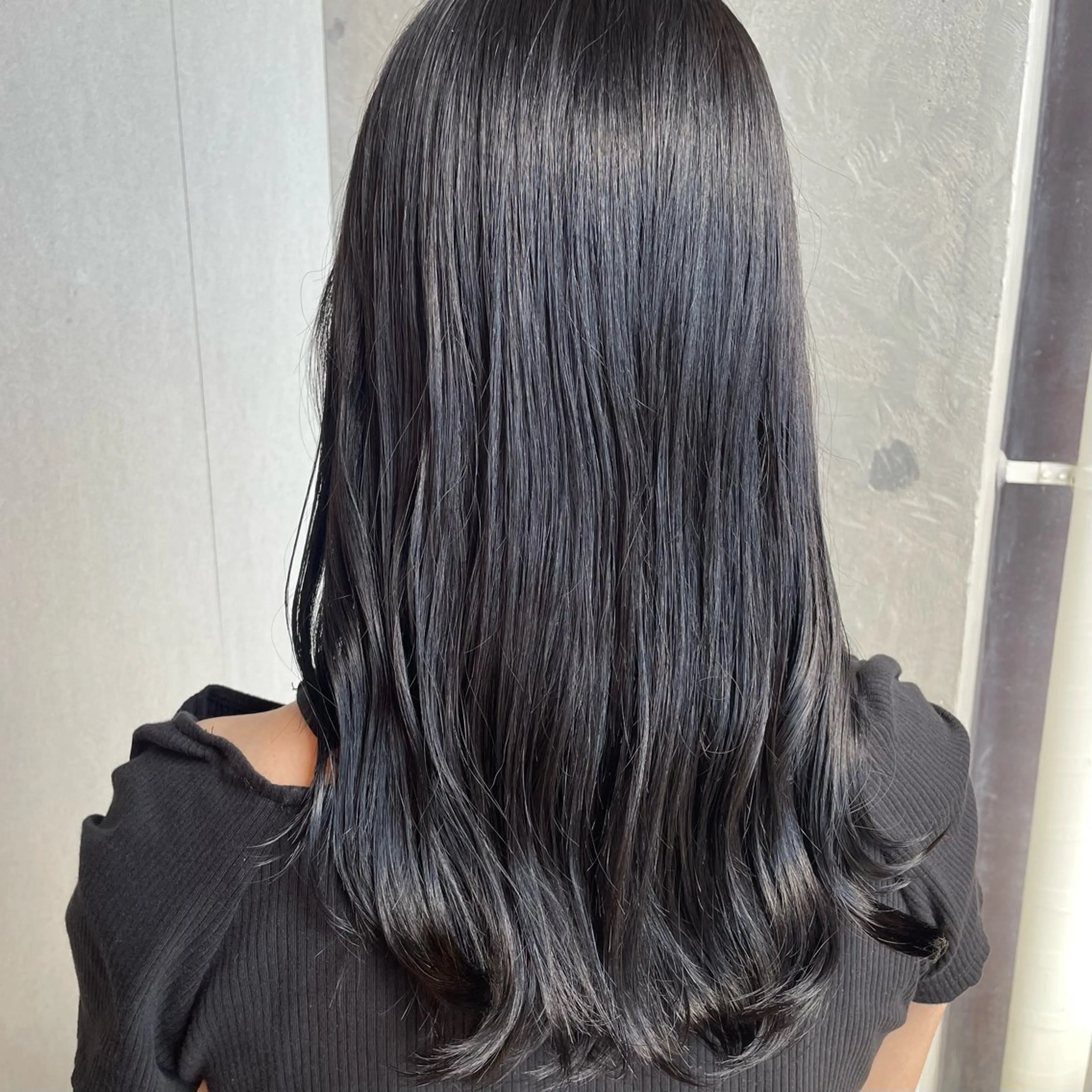 セミロング カラー カット ヘアカラー 縮毛矯正 五反田 綾里のヘアスタイル