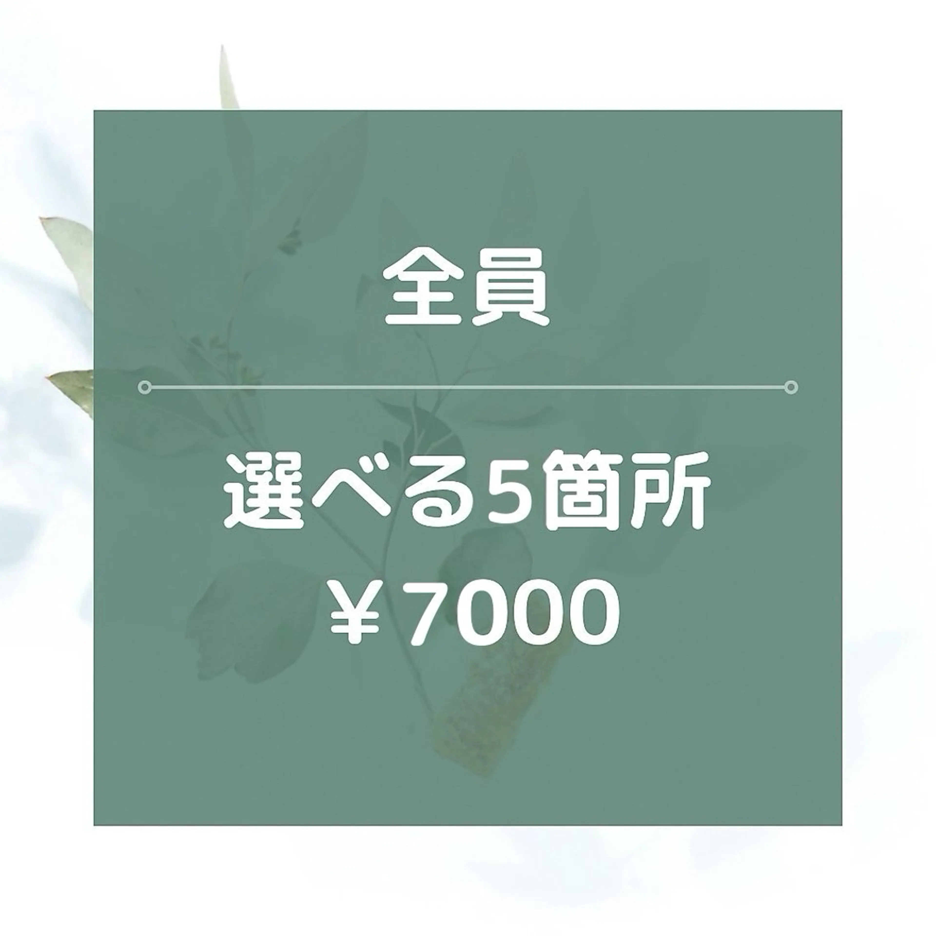 【男女OK】★☆選べる5カ所/¥7000☆★55分の写真