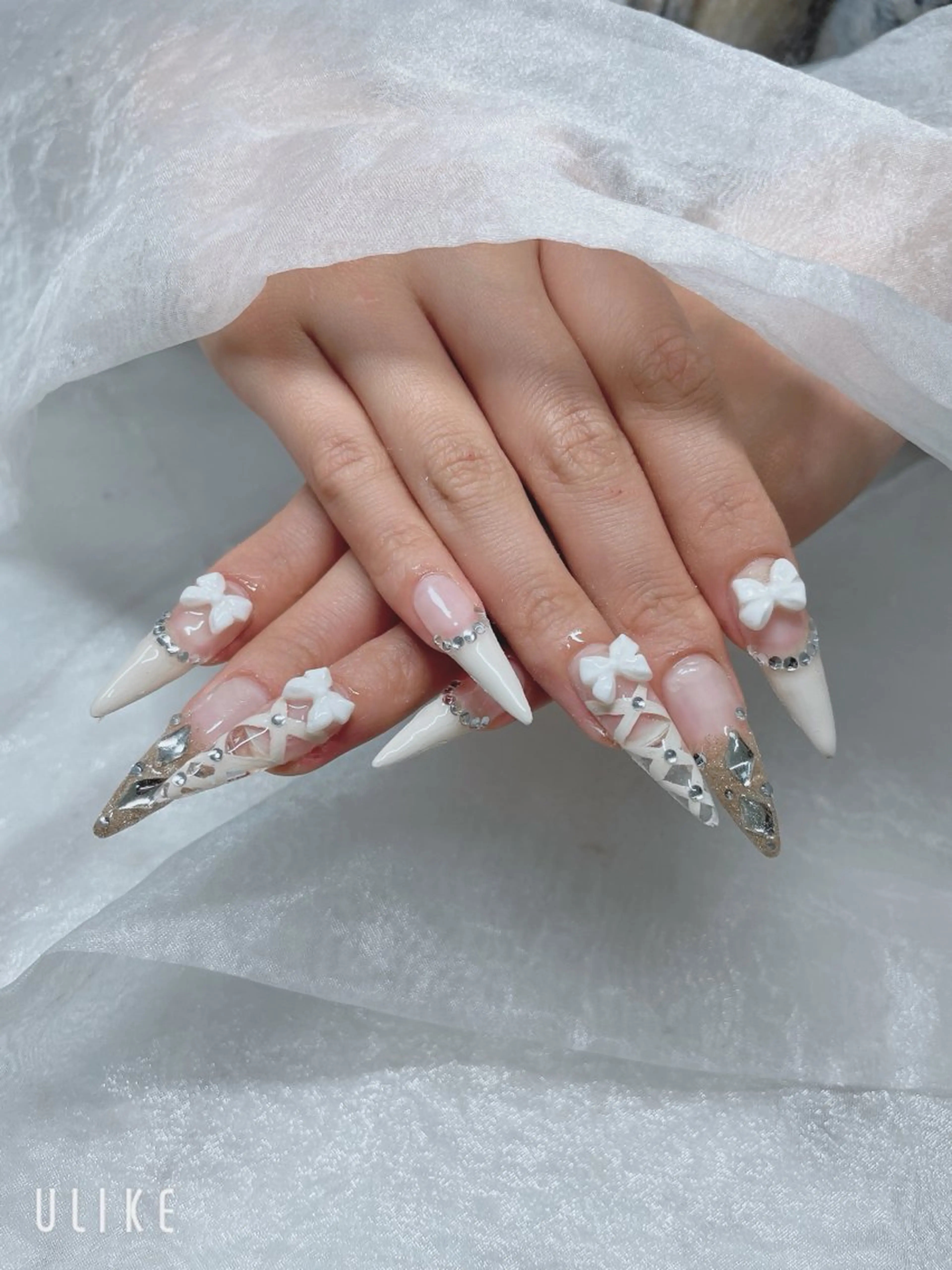 ネイル リボン BABY LION :Linaのネイルデザイン