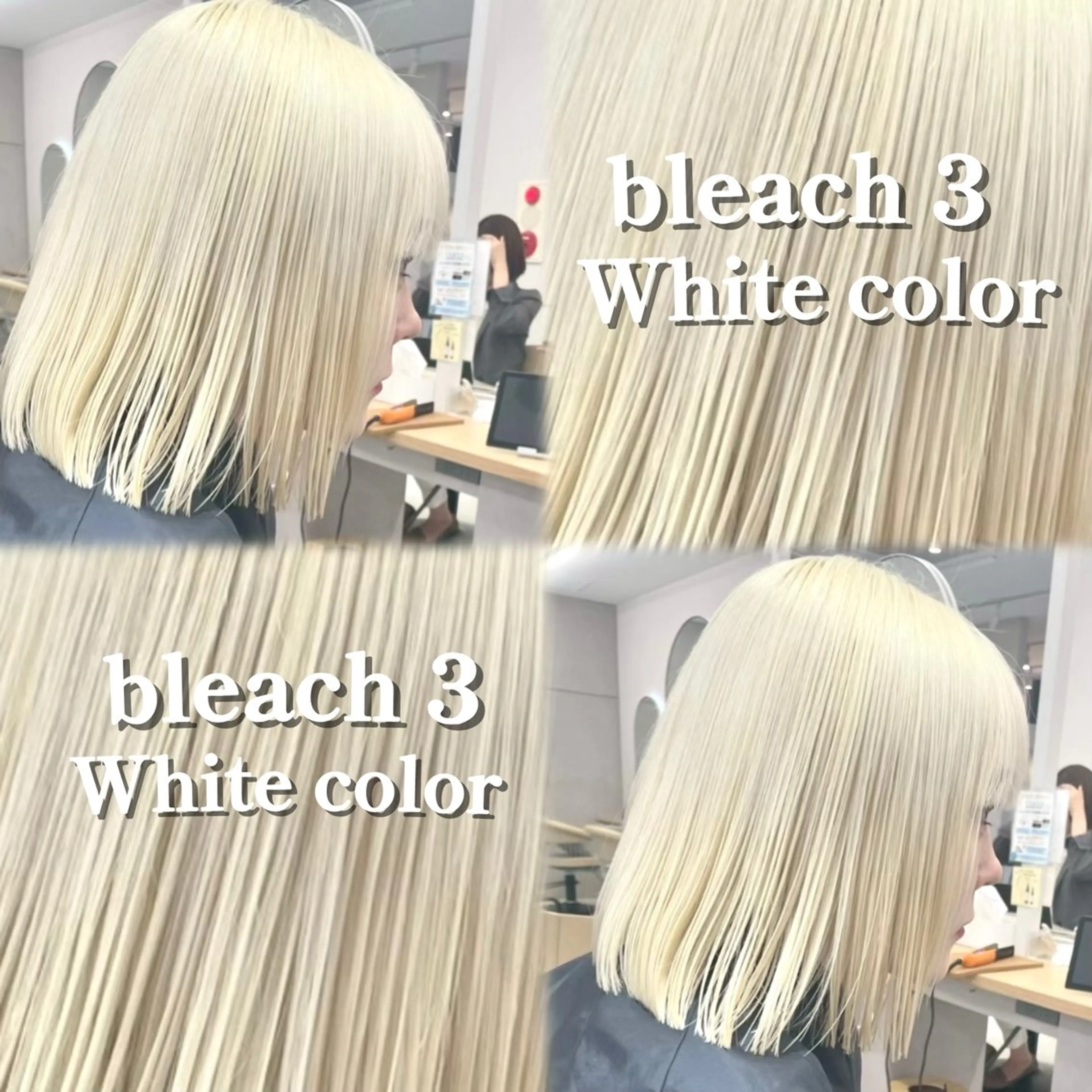 ショート カラー カット ヘアカラー トリートメント ハイトーン/横浜 /伊藤　怜のヘアスタイル