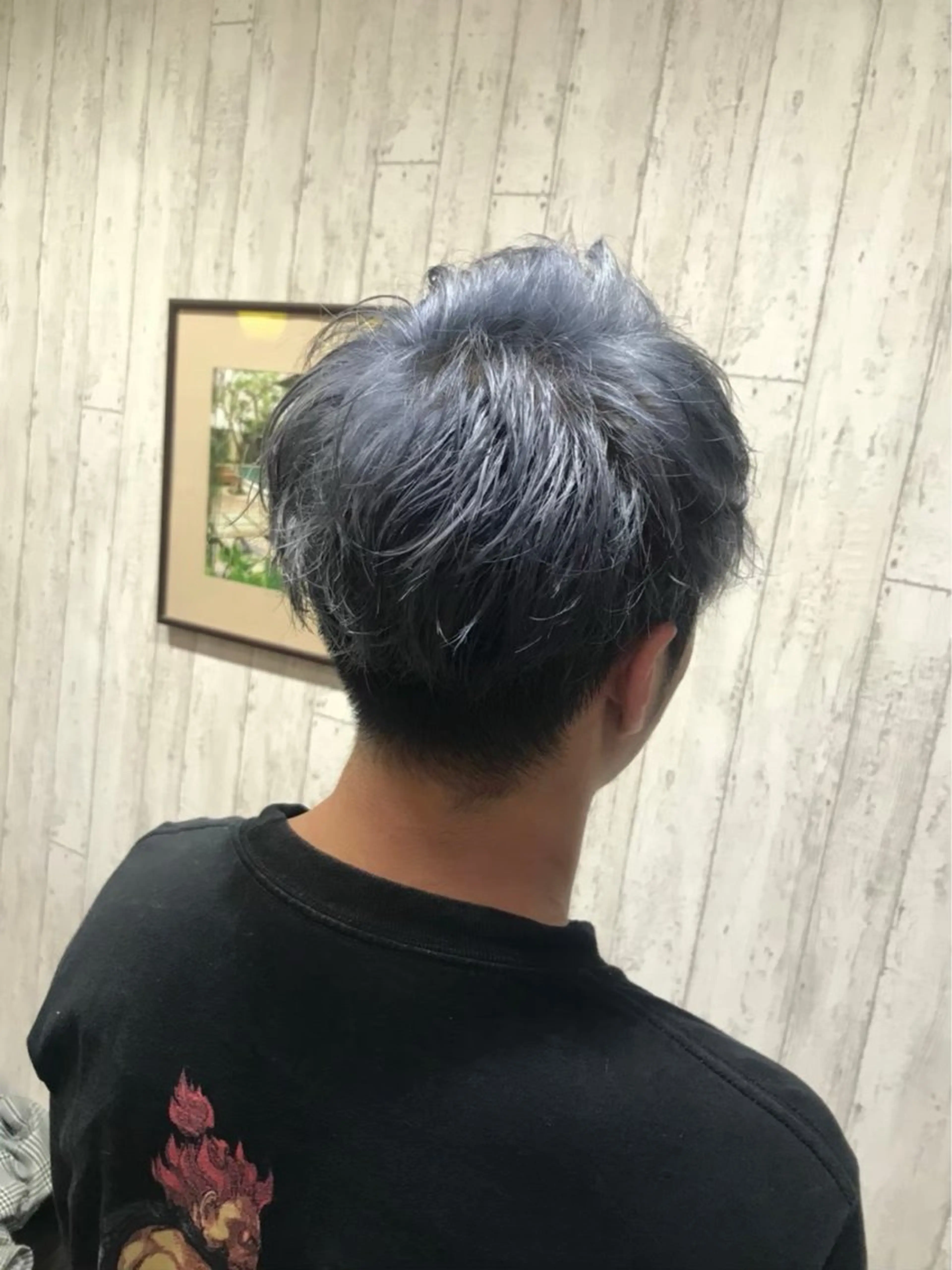 ショート カラー メンズ カット ヘアカラー トリートメント ヘアセット メンズ特化／韓国風 /江戸谷大晴のヘアスタイル