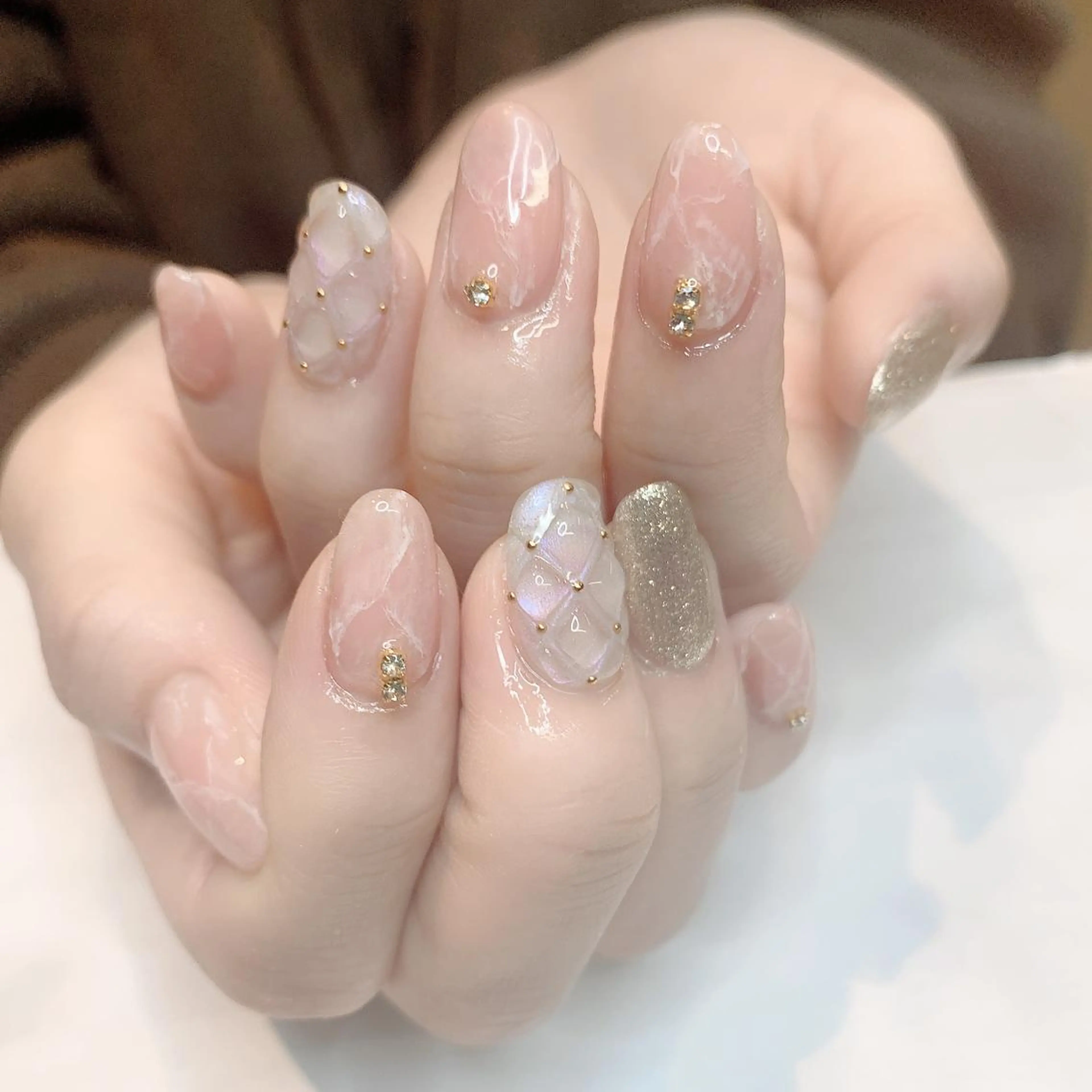 ネイル アートネイル 持ち込み スカルプネイル シンプルネイル ハンドネイル フットネイル Adite nailのネイルデザイン