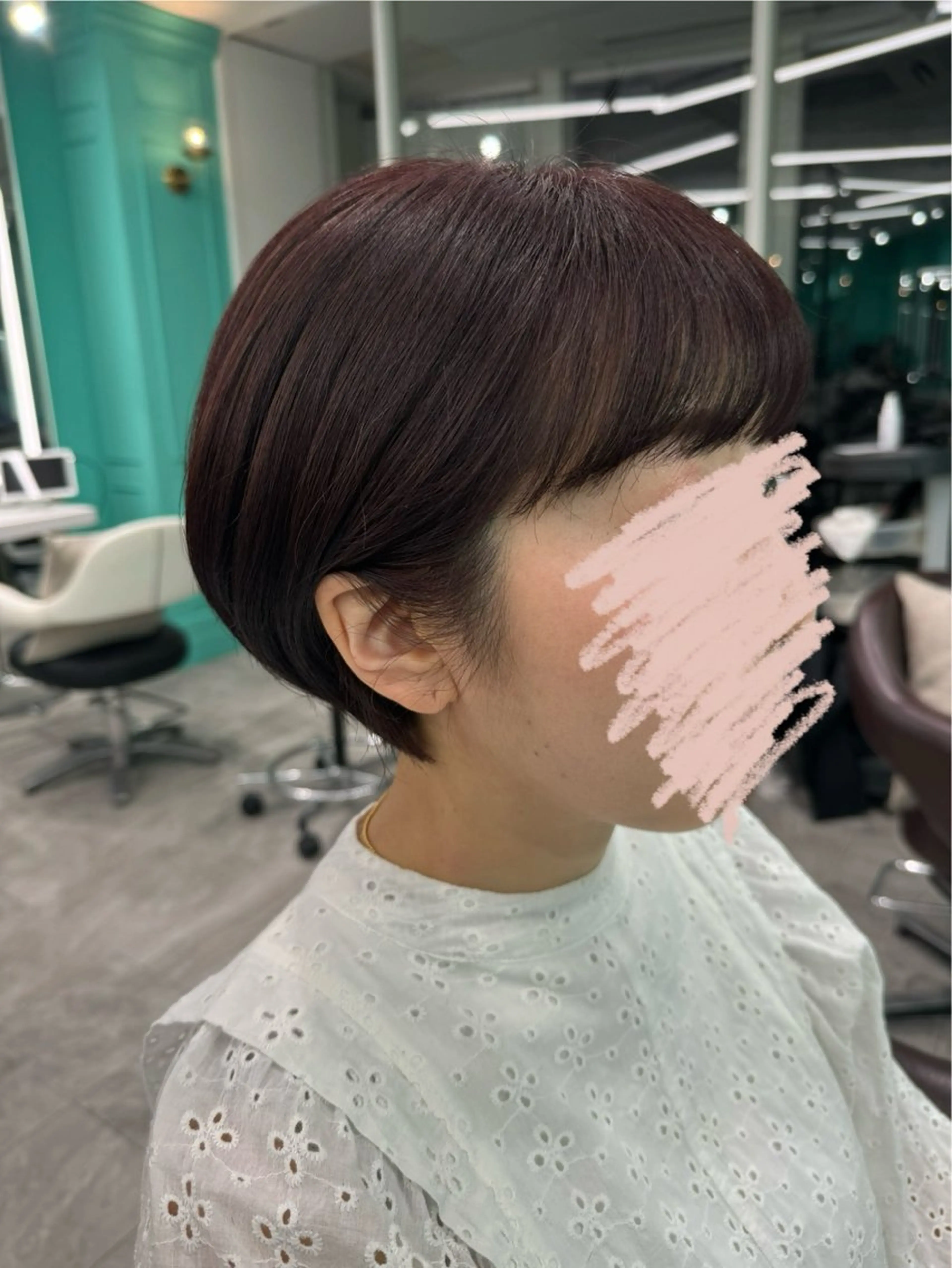 ショート カラー AIR-GINZA tower所属・藤岡杏華 /垢抜け✂︎のヘアスタイル