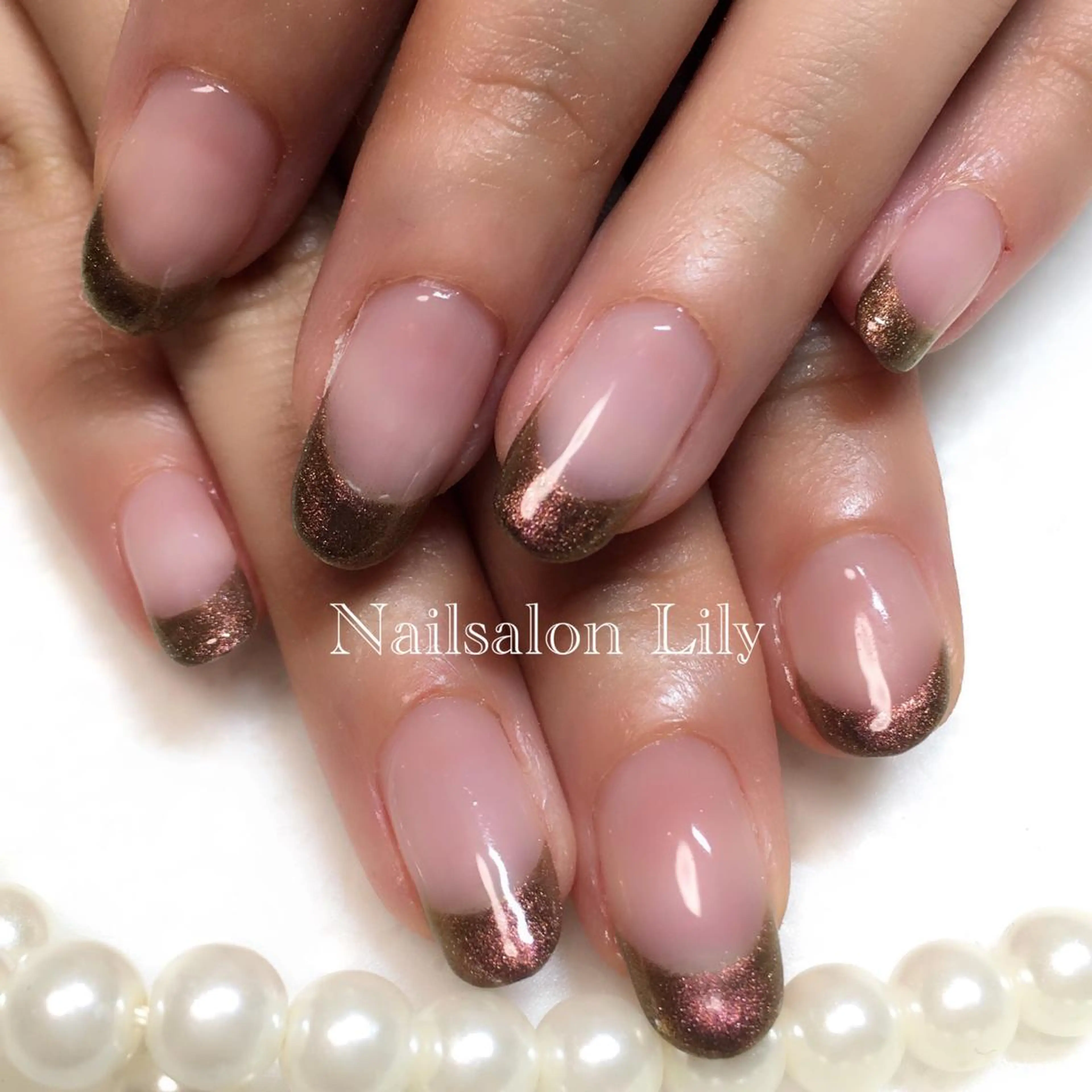 ネイル フレンチネイル Nailsalon Lilyのネイルデザイン