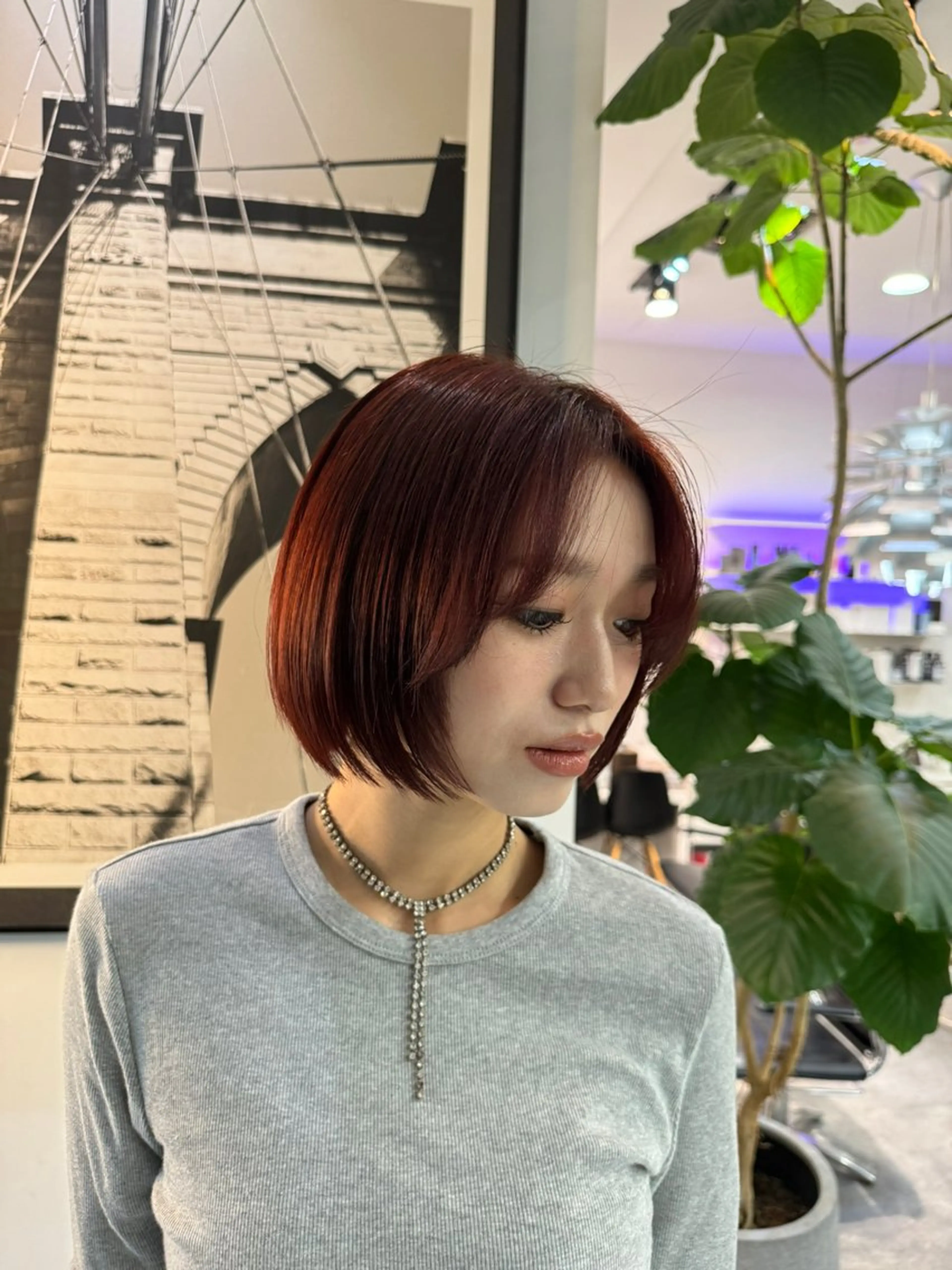 ショート カラー オレンジ RITZY こうたのヘアスタイル