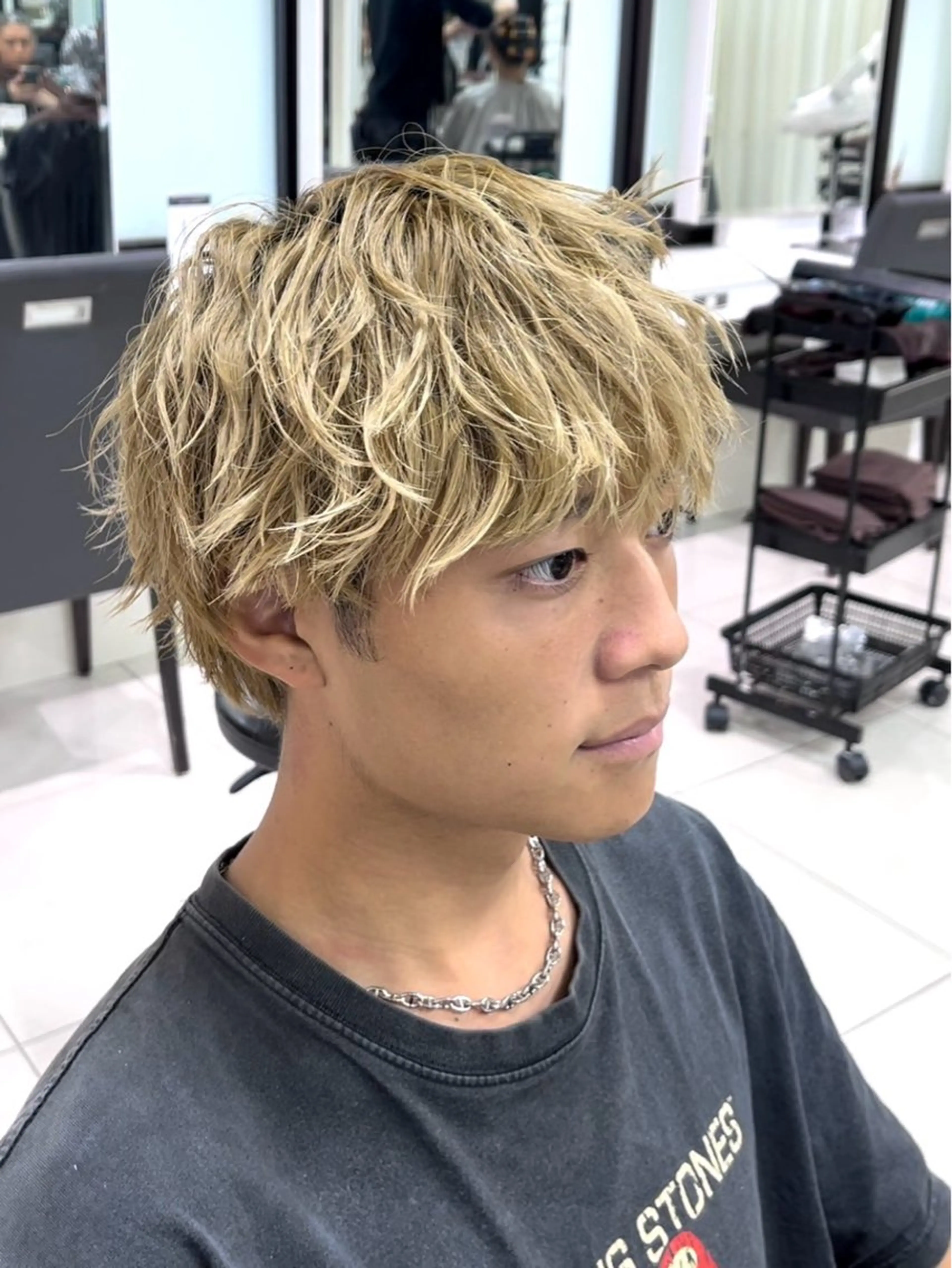 メンズ カット ヘアカラー メンズカラー 💎Reoのヘアスタイル