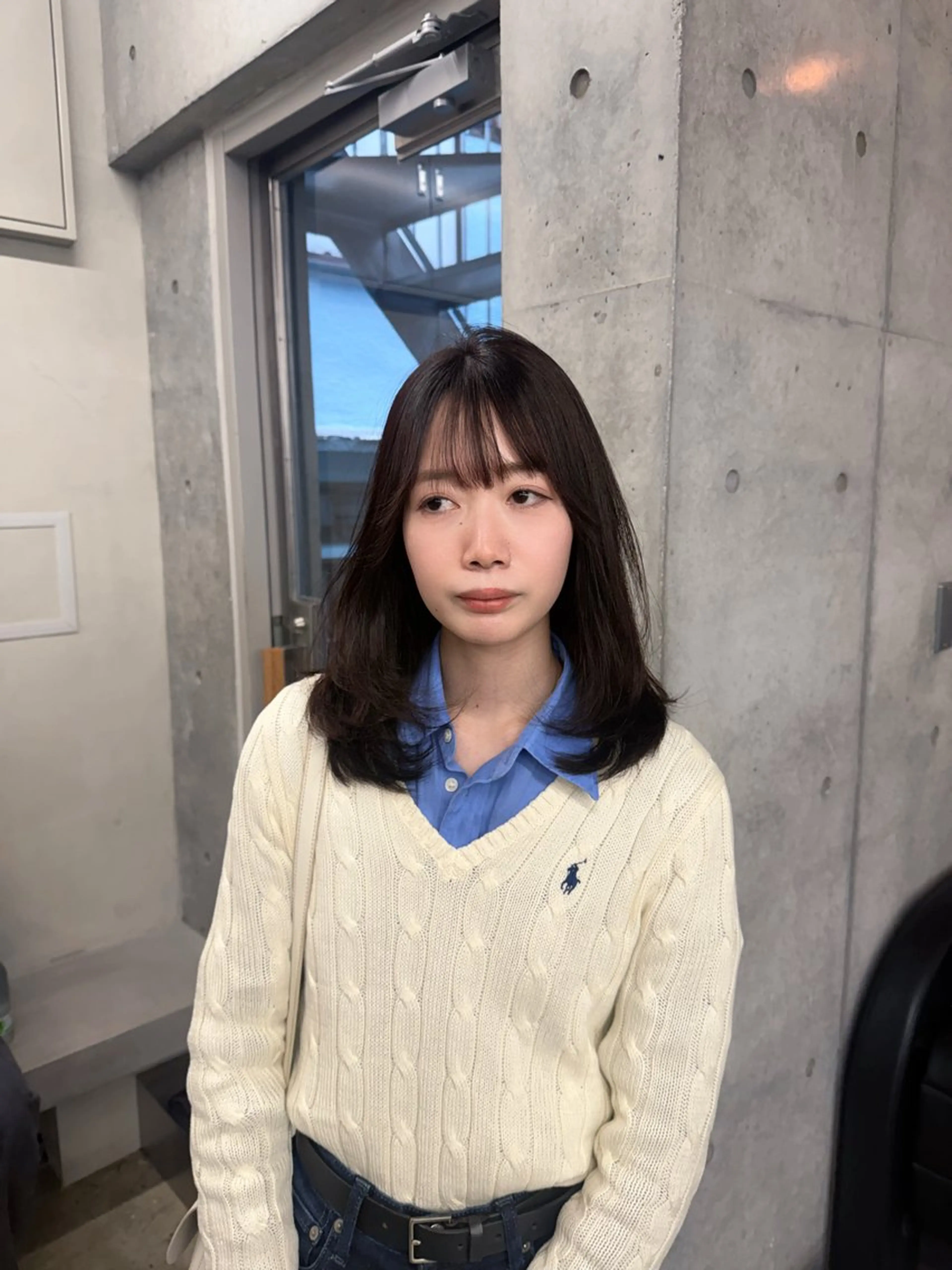 ロング カラー ロングレイヤー アッシュ ベージュカラー ブリーチ 透明感カラー カット ヘアカラー トリートメント 誰よりも丁寧なカット 🍀小林輝のヘアスタイル