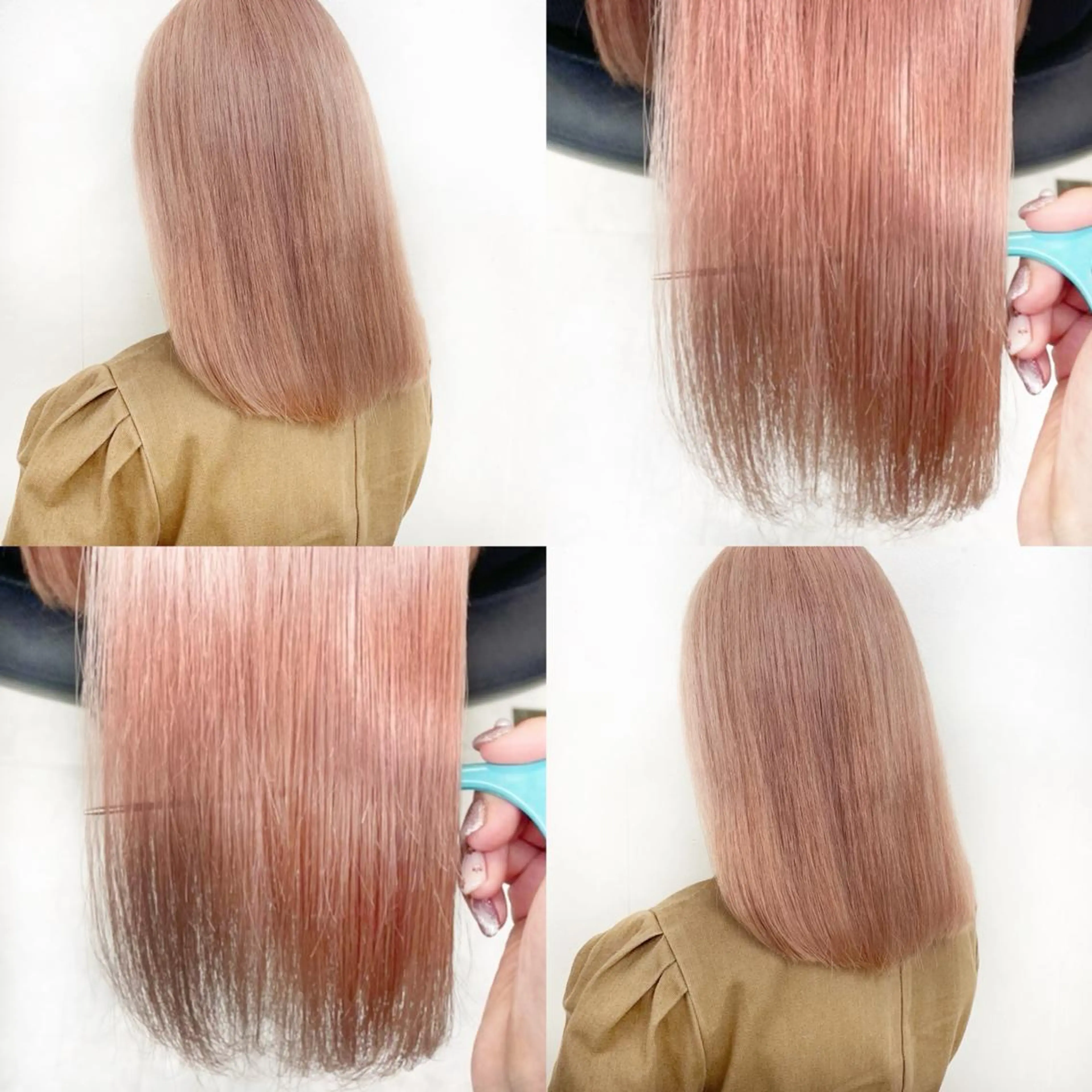 ミディアム カラー 💕上野美容師☁ ブリーチ💖サワのヘアスタイル