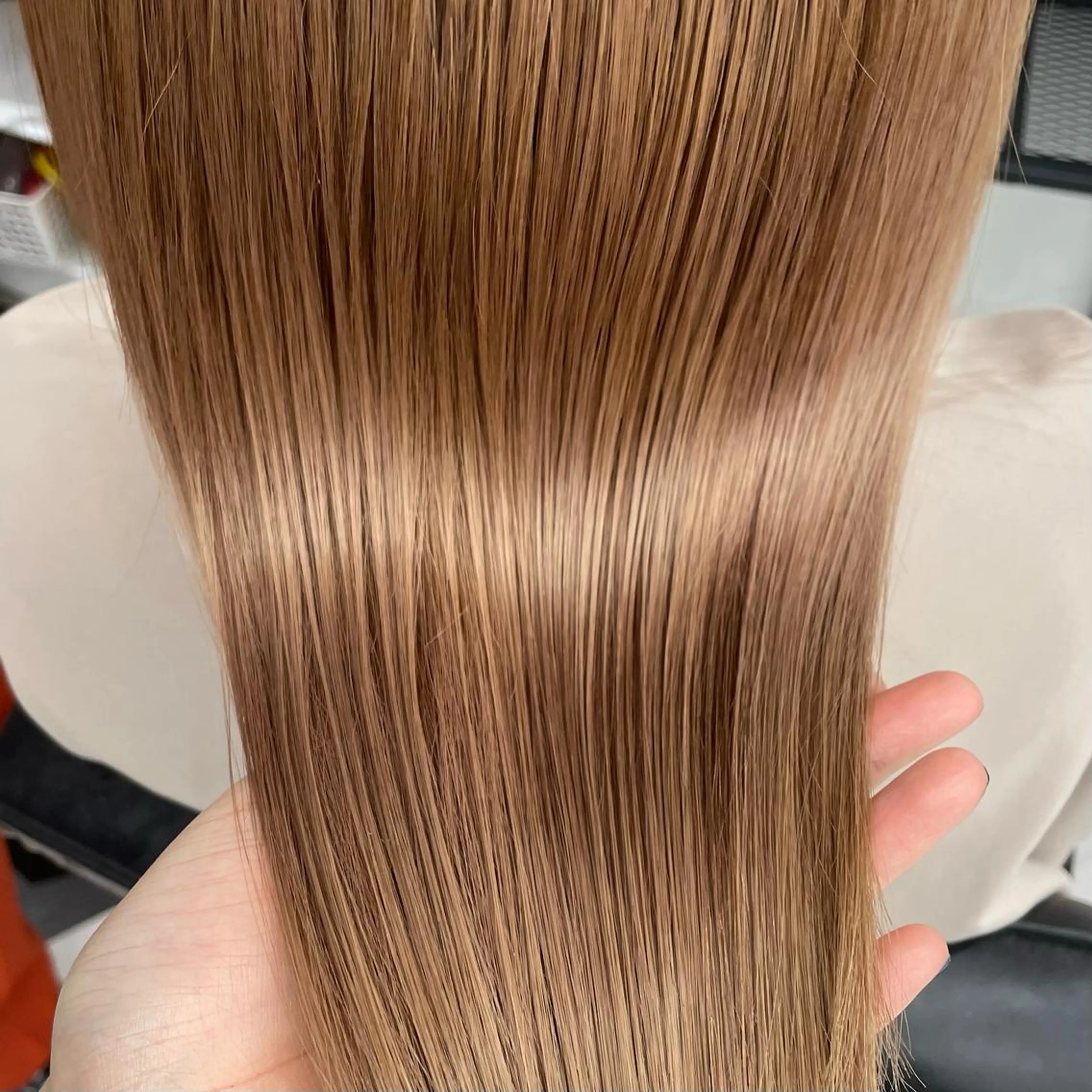 ミディアム カラー パーマ ヘアアレンジ メンズ キッズ ネイル マツエク・マツパ アイブロウ トリートメント mona/ ストレートスタイル✨のヘアスタイル