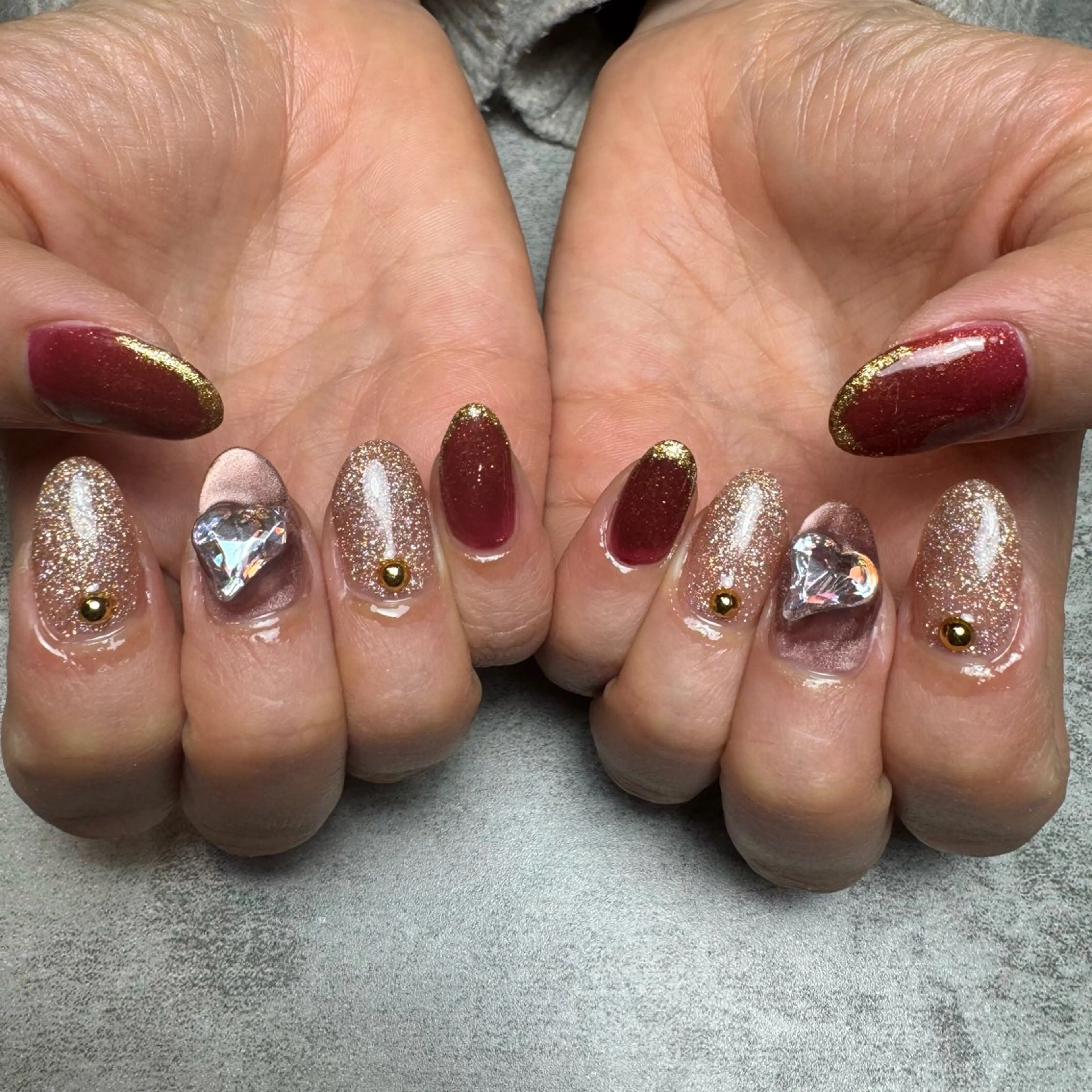 ネイル バレンタイン MATATABI. kumiのネイルデザイン