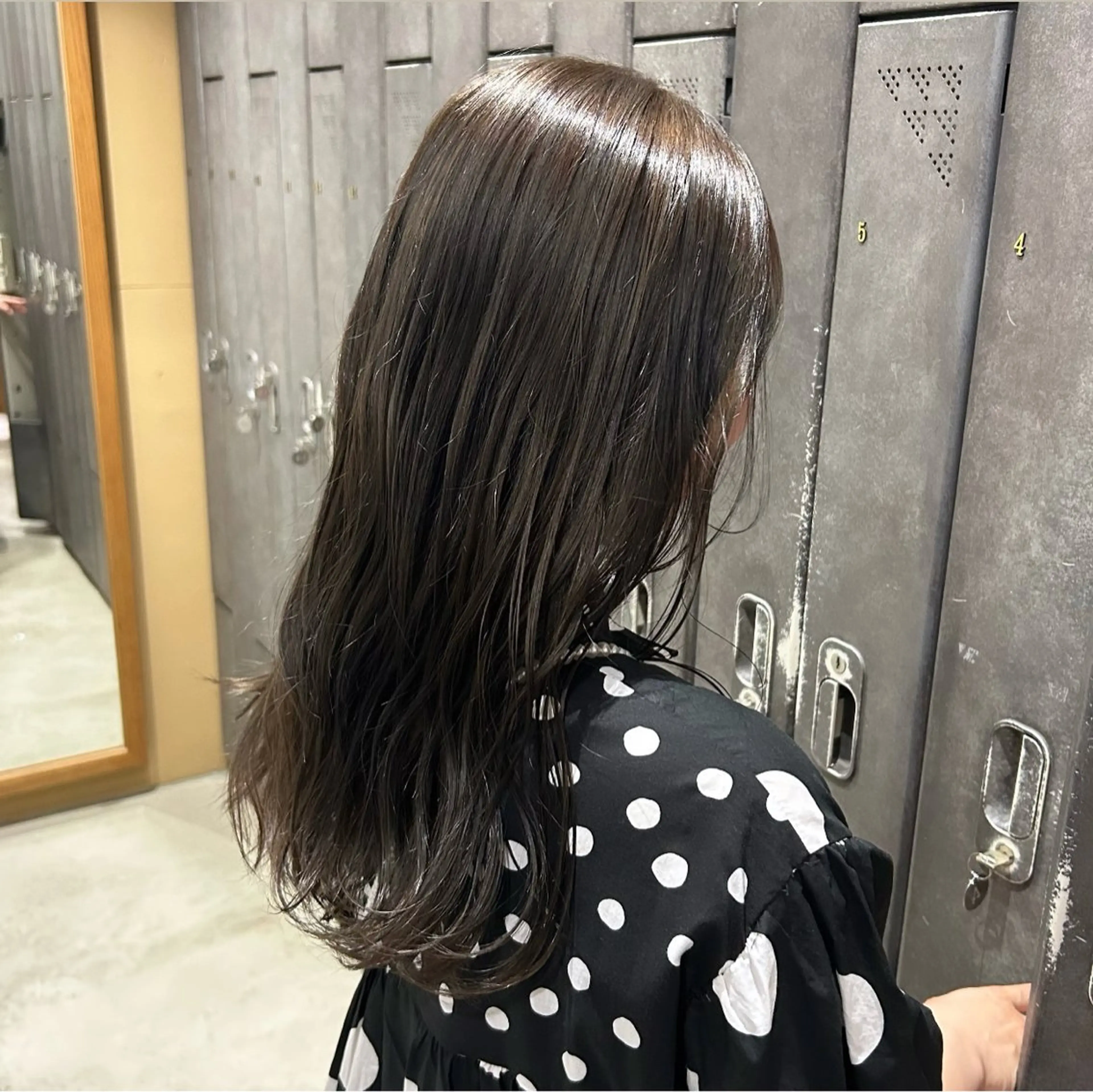 セミロング カラー ベージュカラー オリーブベージュ ヘアカラー Lumier de mashu所属・nana/ボブ/ レイヤー/メンズのヘアスタイル