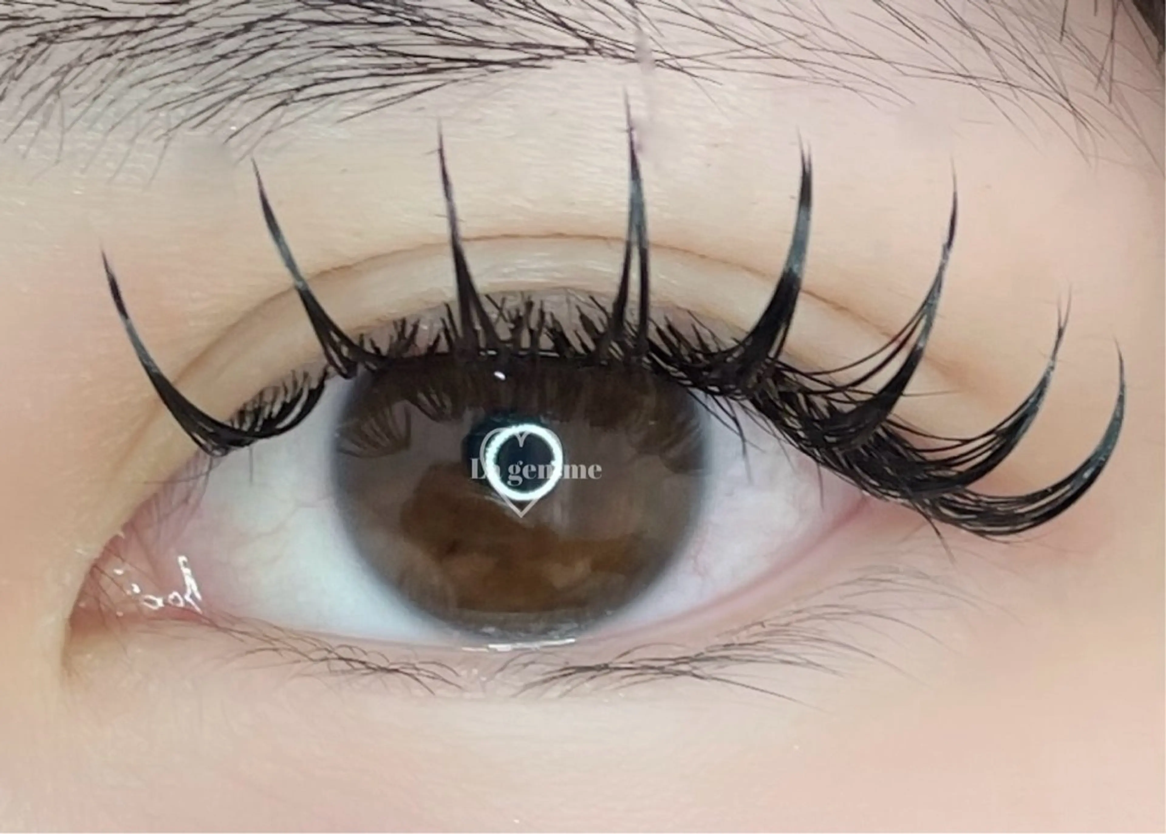 🦋【美容液コーティング付き】フラットラッシュ180本の写真