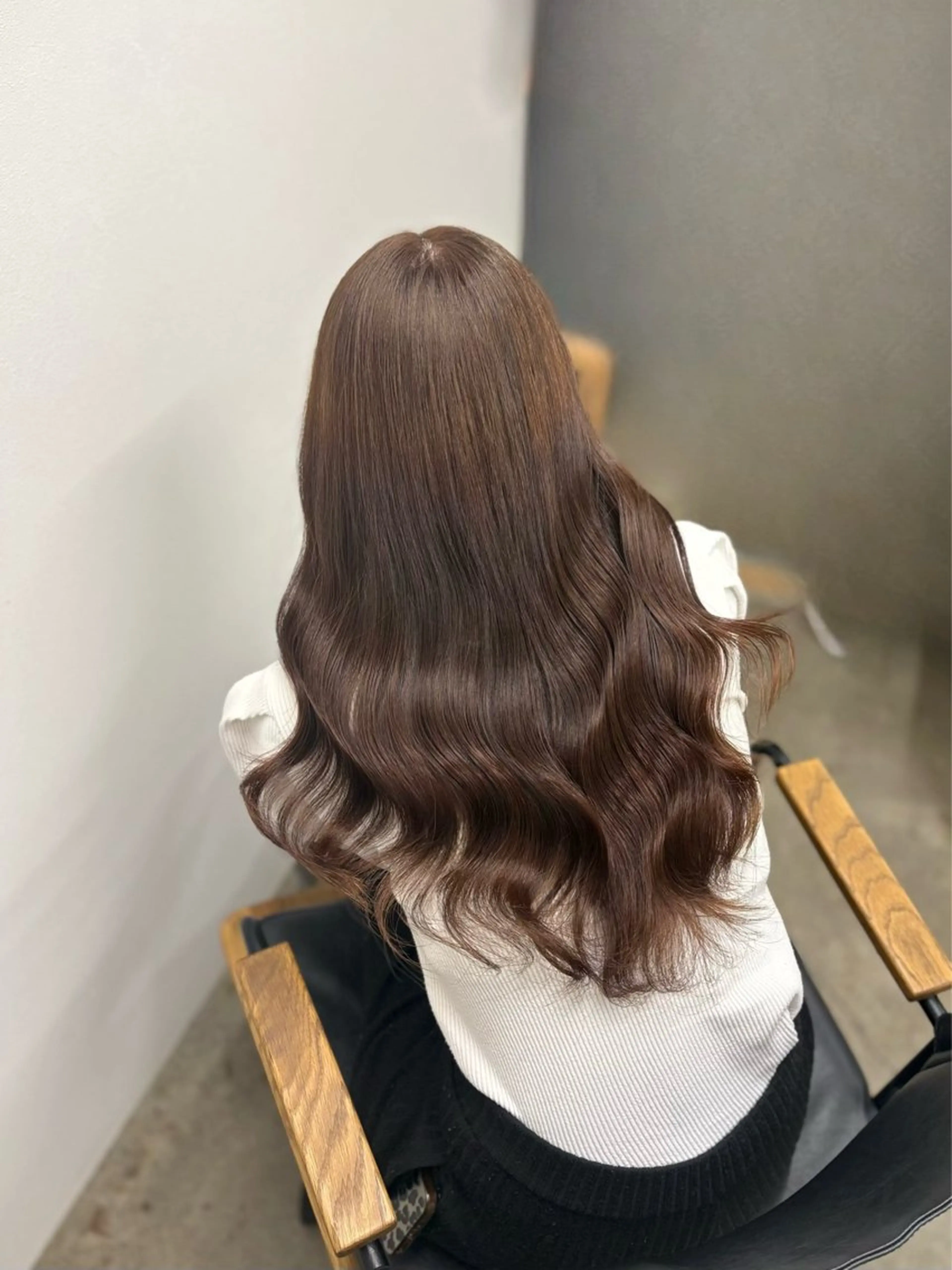 ロング カラー ブラウンカラー ヘアカラー COTAN所属・yui /ブリーチなしカラーのヘアスタイル