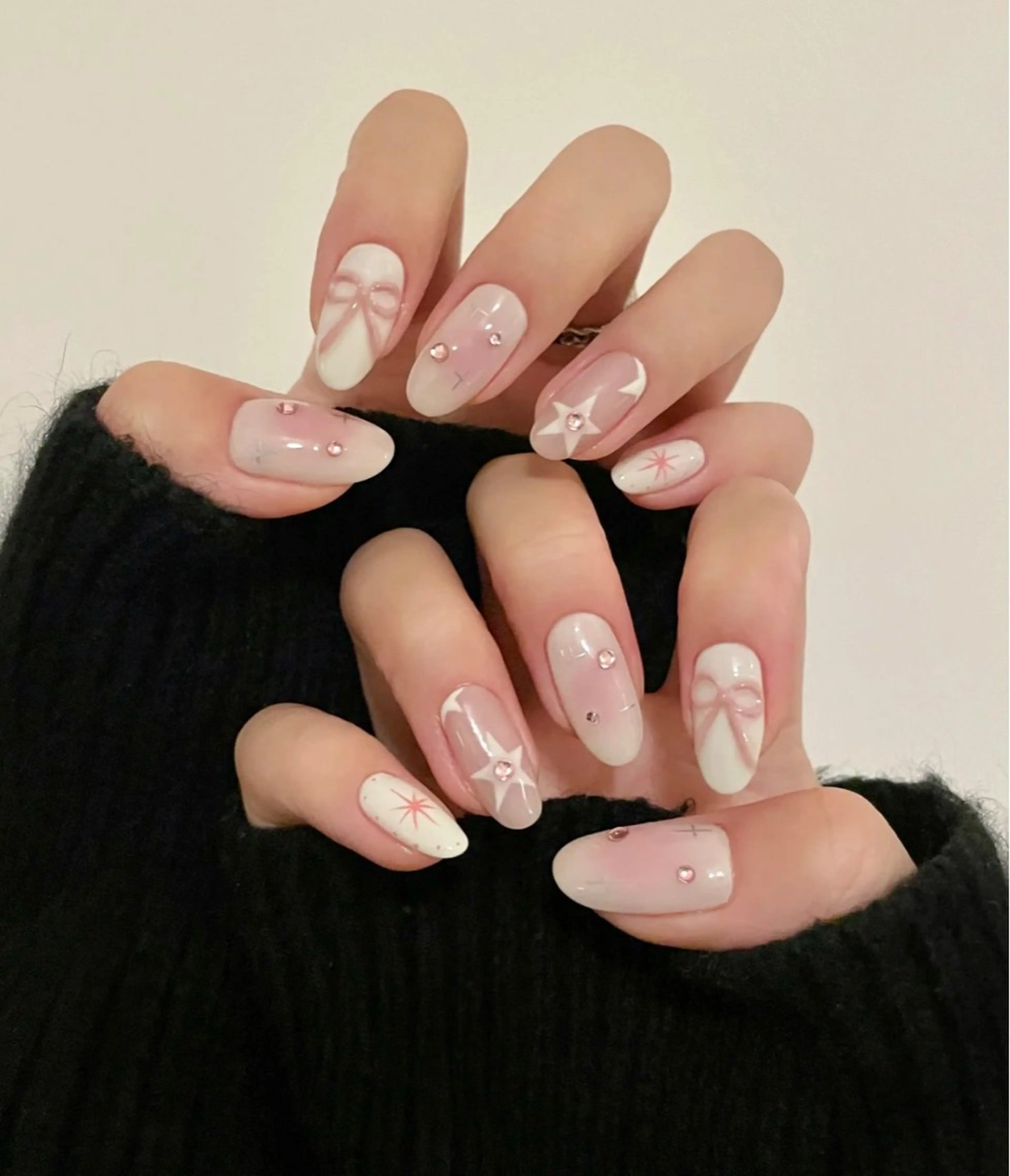 ネイル ハート 韓国ネイル オフィスネイル ワンカラーネイル シンプルネイル ハンドネイル Lynn_ Nailのネイルデザイン