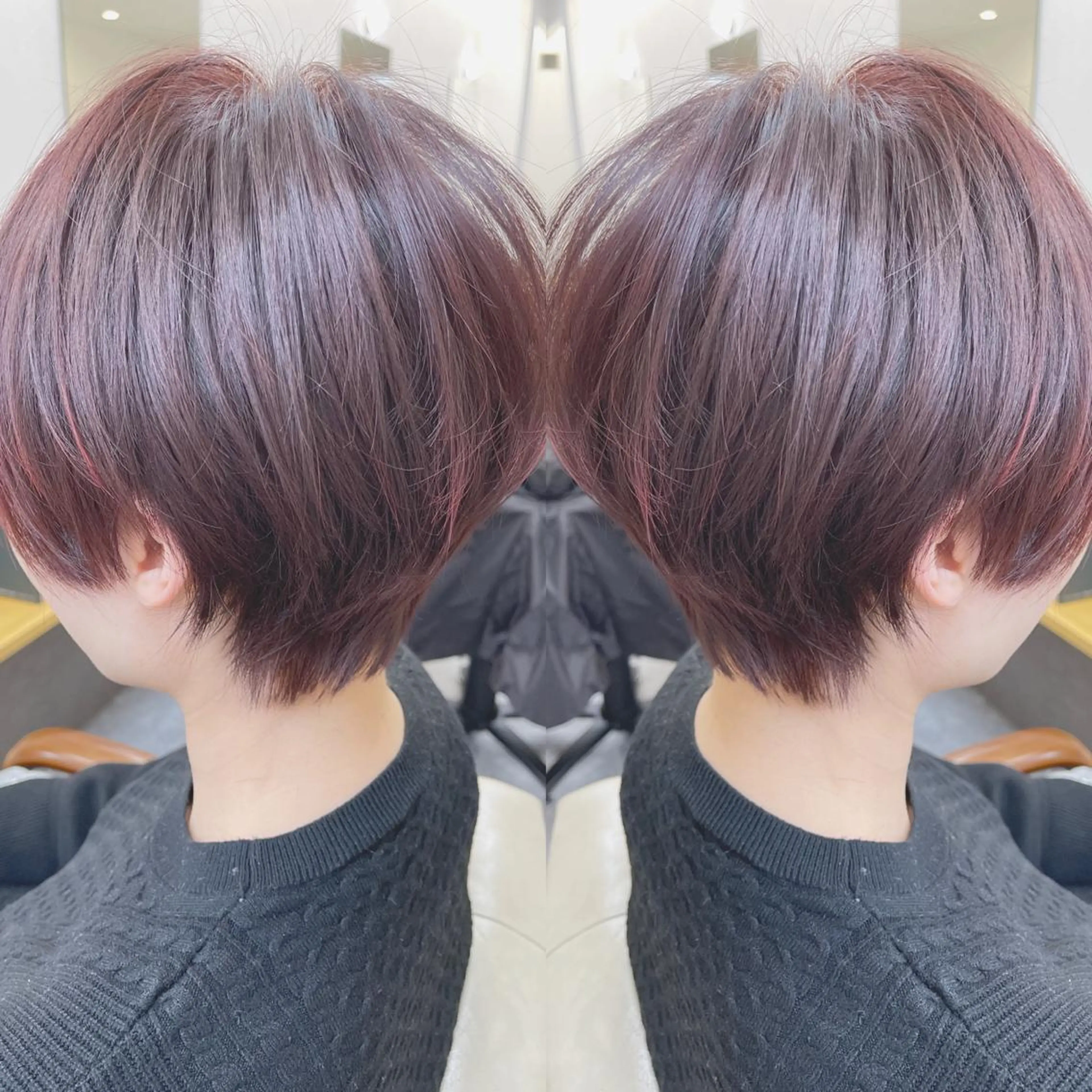 ショート ショートボブ ボブ ショートヘア カット ヘアカラー H所属・H (エイチ) 烏丸御池店のヘアスタイル