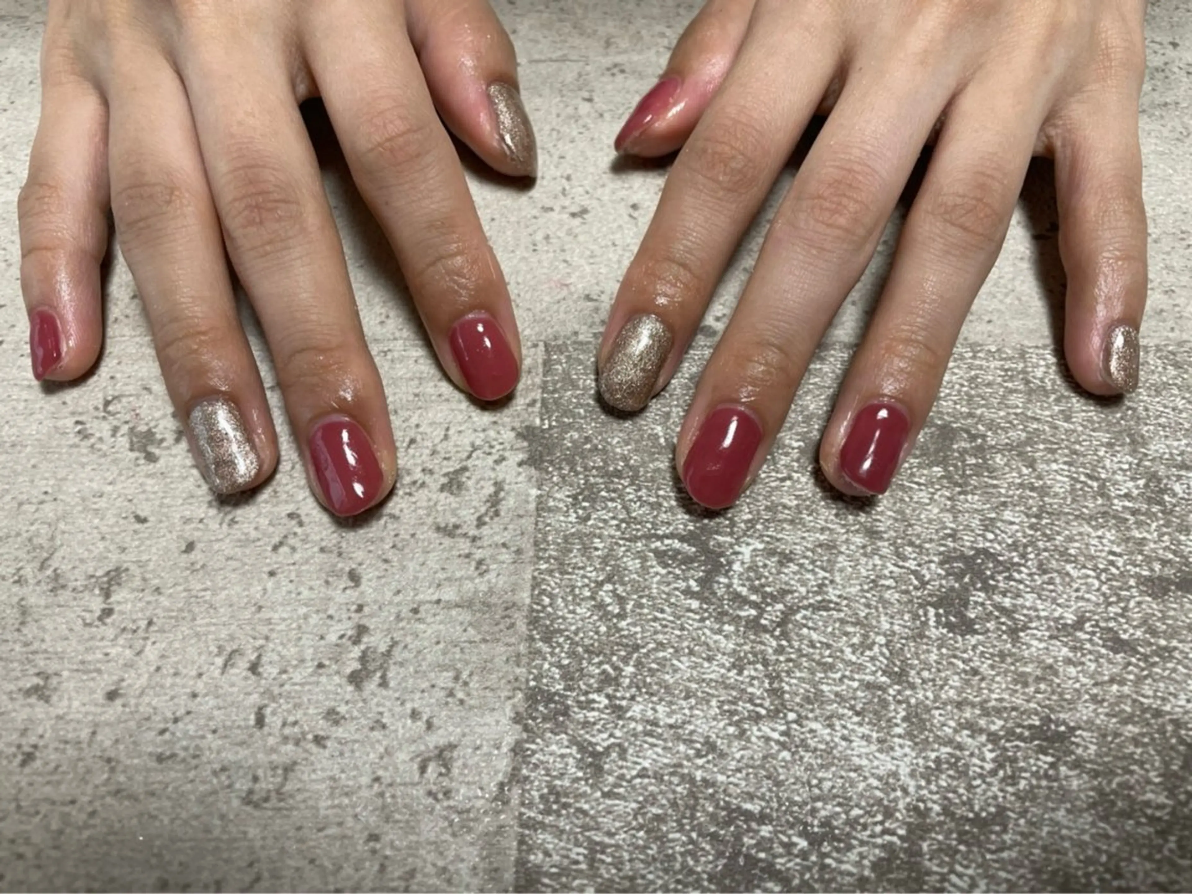 ネイル オーロラネイル フットネイル フレンチネイル ジェルネイル 韓国ネイル kikinail 溝の口のネイルデザイン