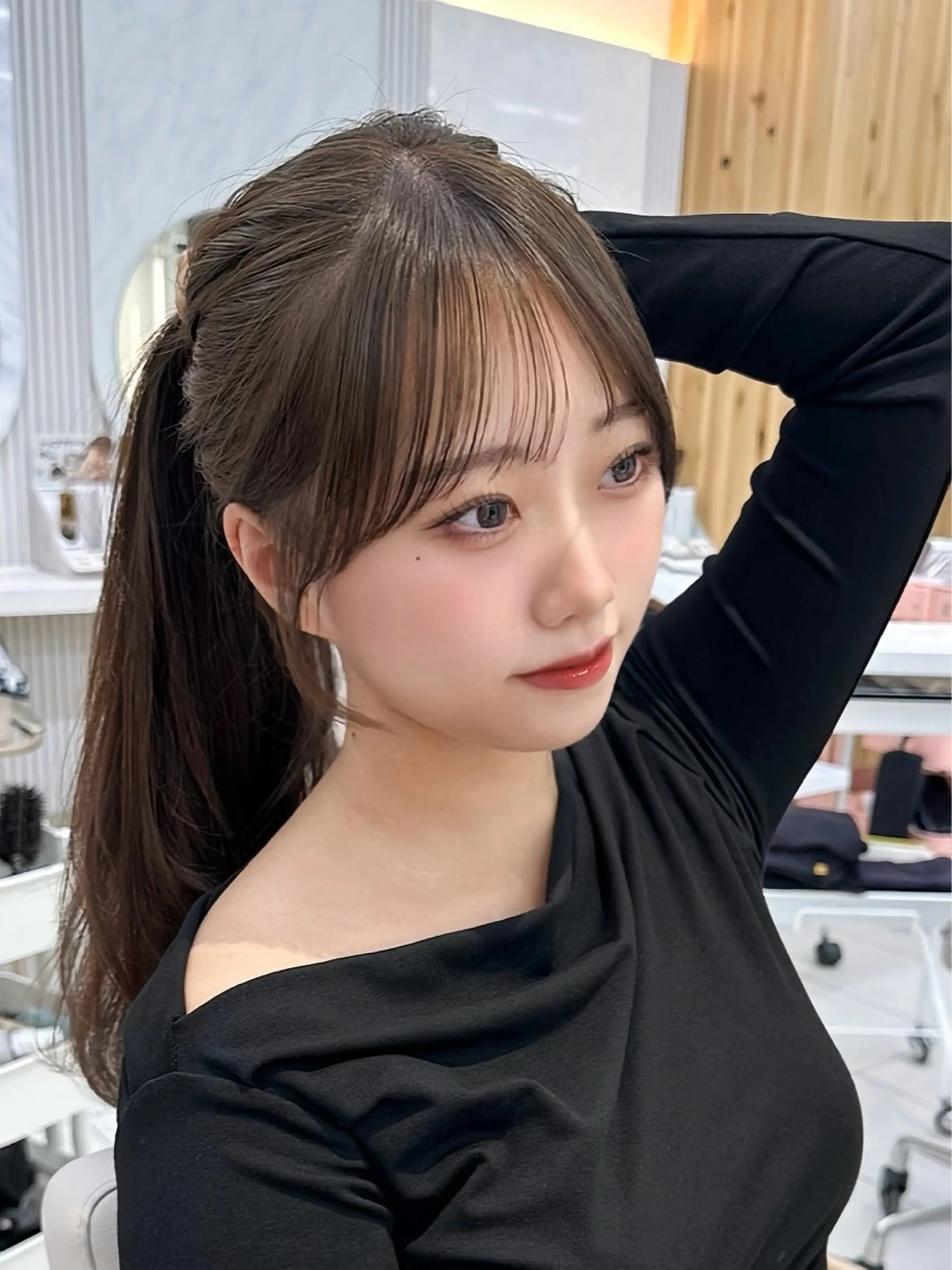 ロング カラー カット ヘアカラー トリートメント 🇰🇷韓国風くびれ ヘア🇰🇷中村優大のヘアスタイル